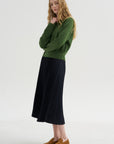 Long Sleeve Sweater, Seaweed Melange