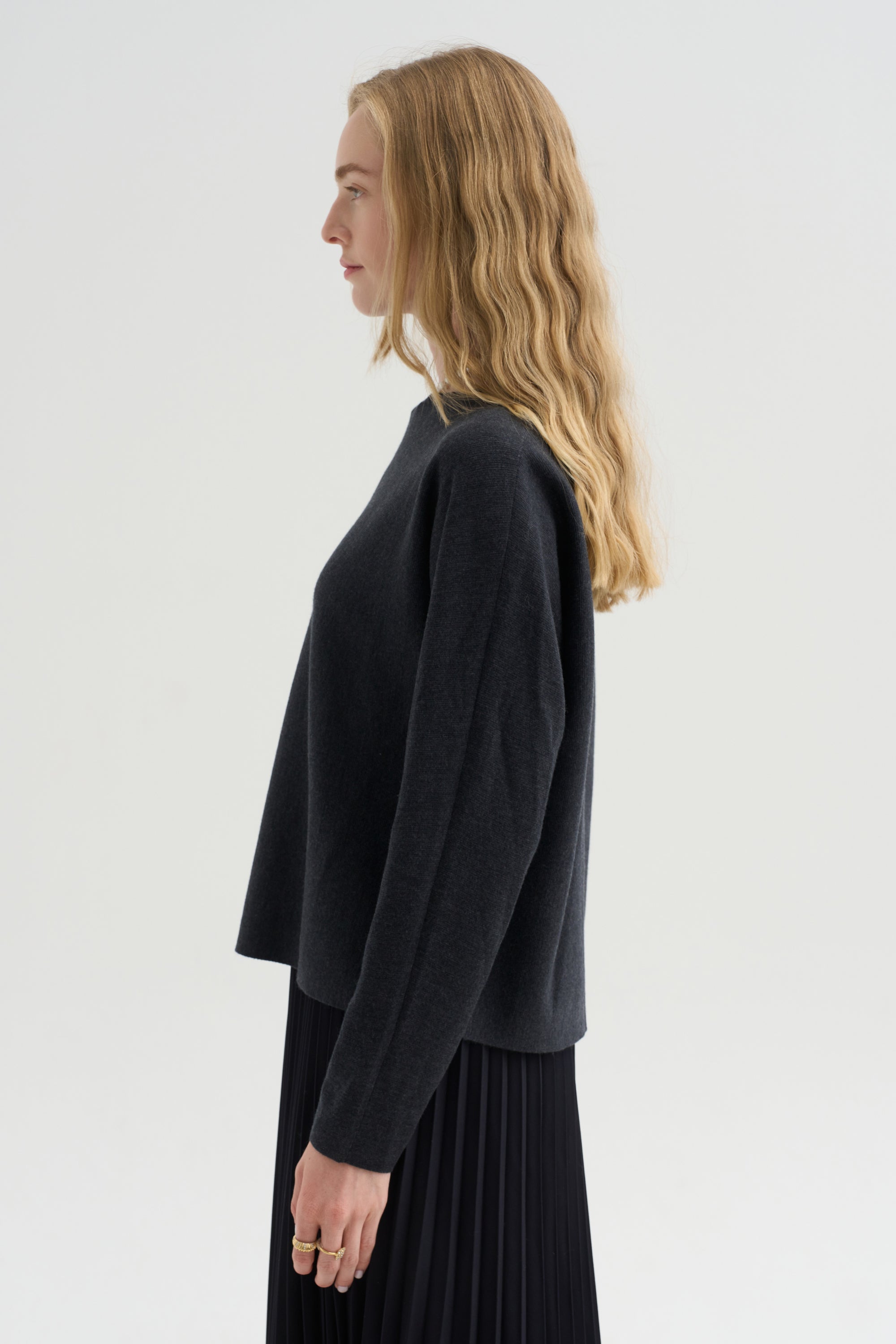 Long Sweater, Vulcano Melange