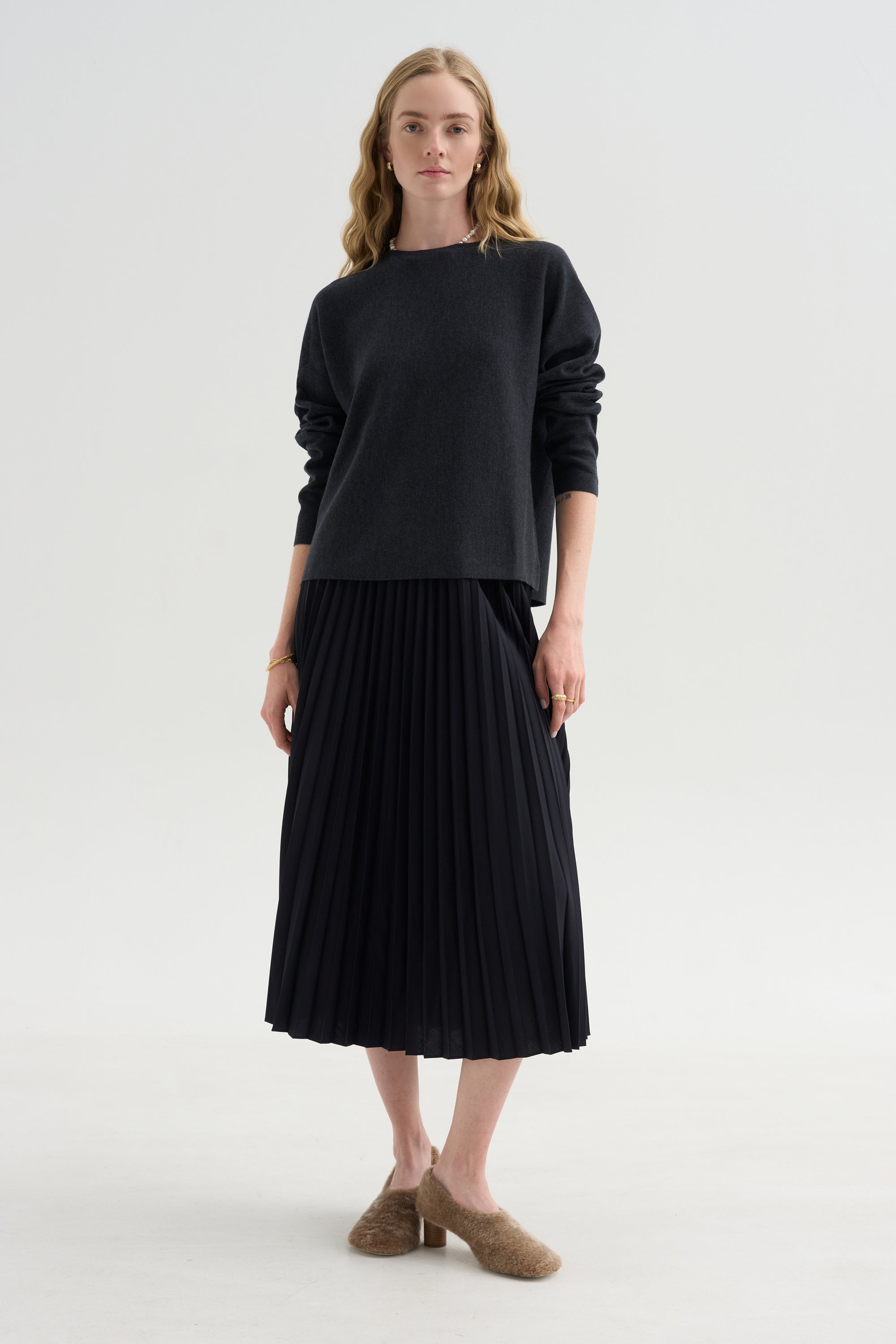 Long Sweater, Vulcano Melange