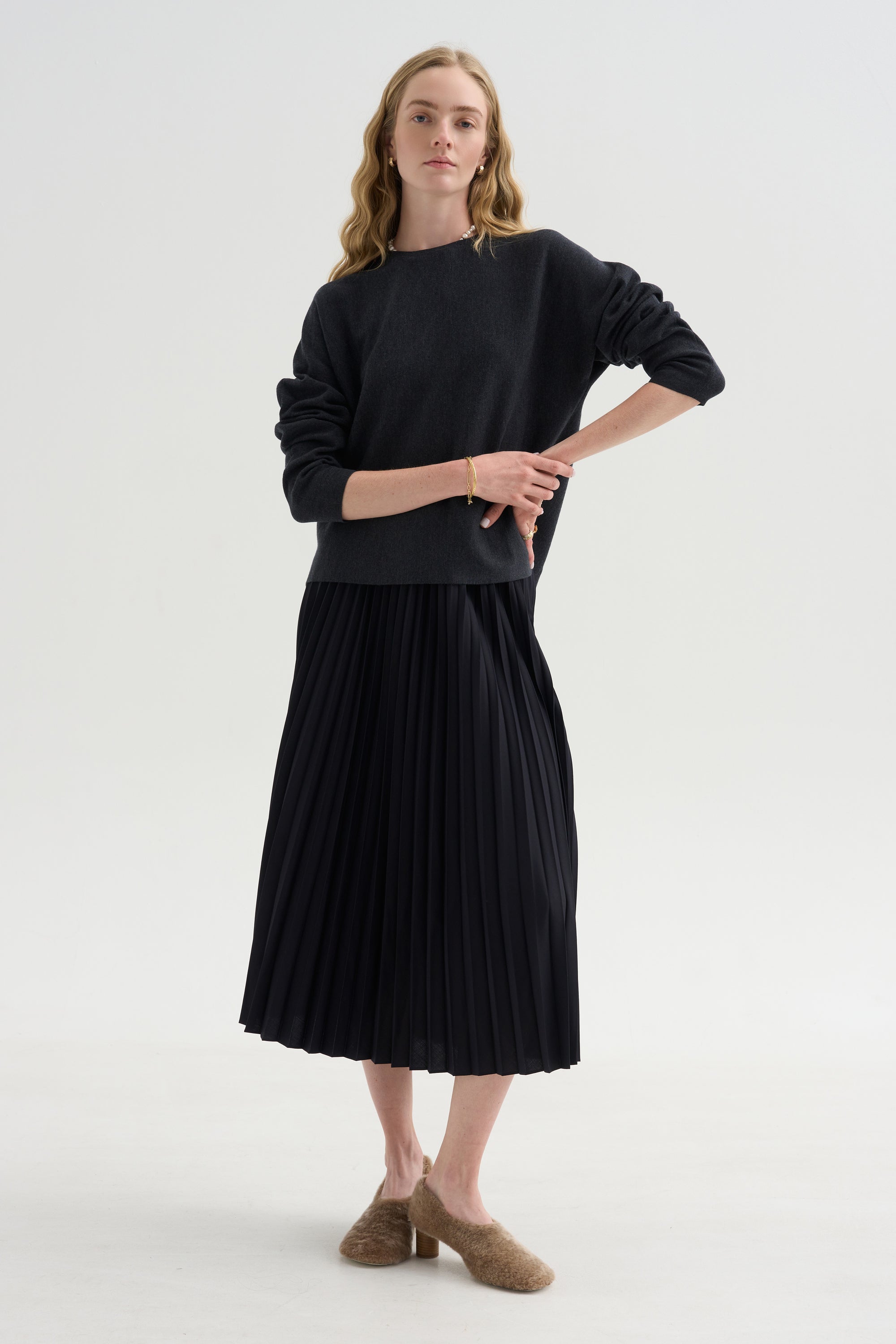 Long Sweater, Vulcano Melange