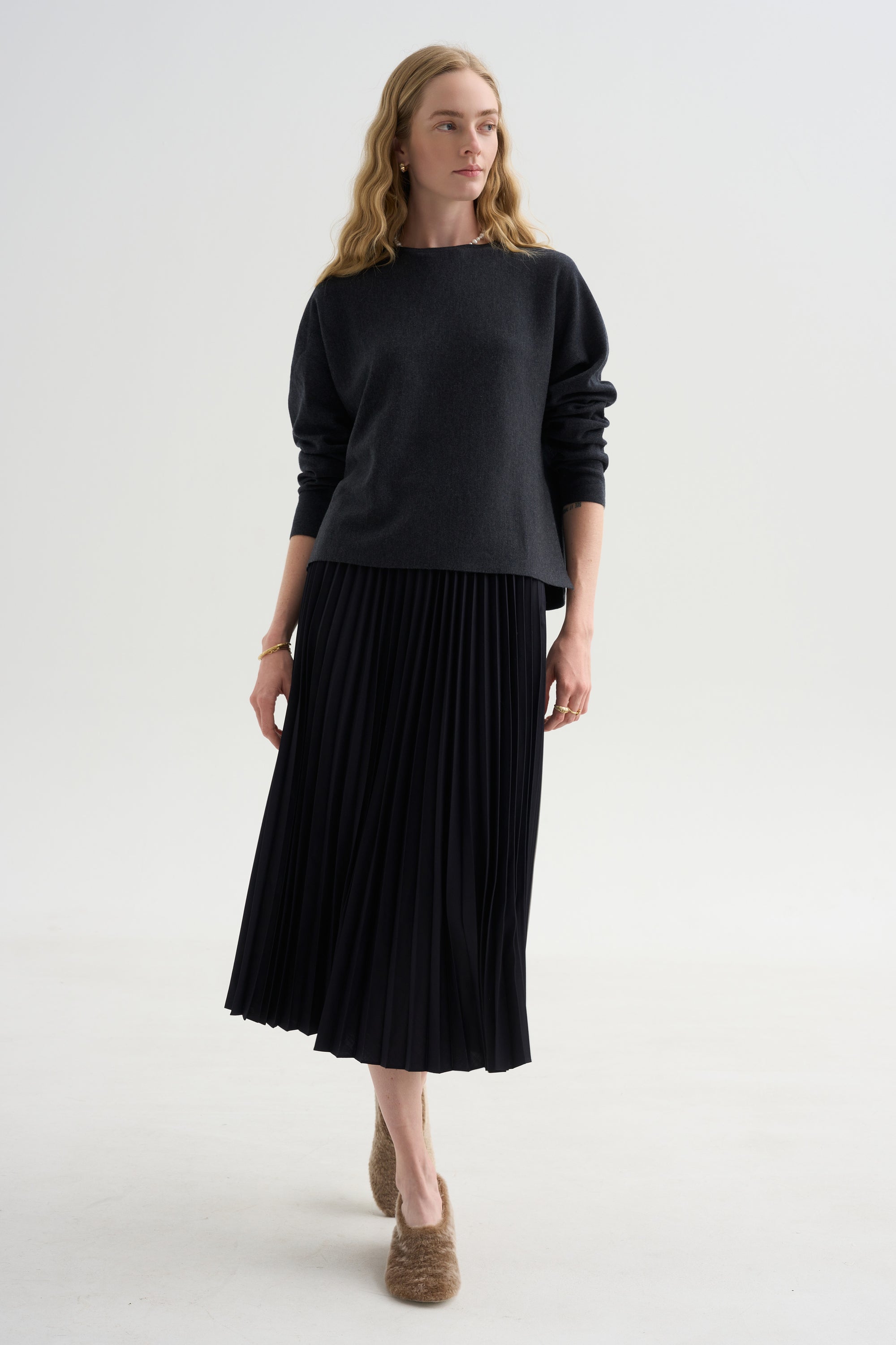 Long Sweater, Vulcano Melange
