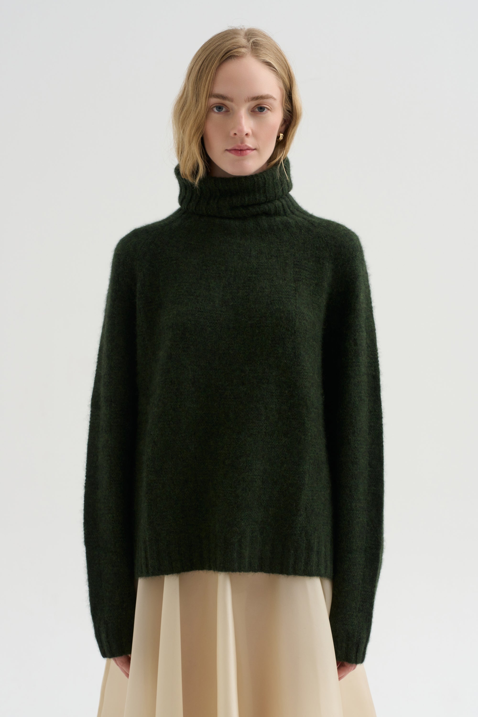 Turtleneck Sweater, Cedar