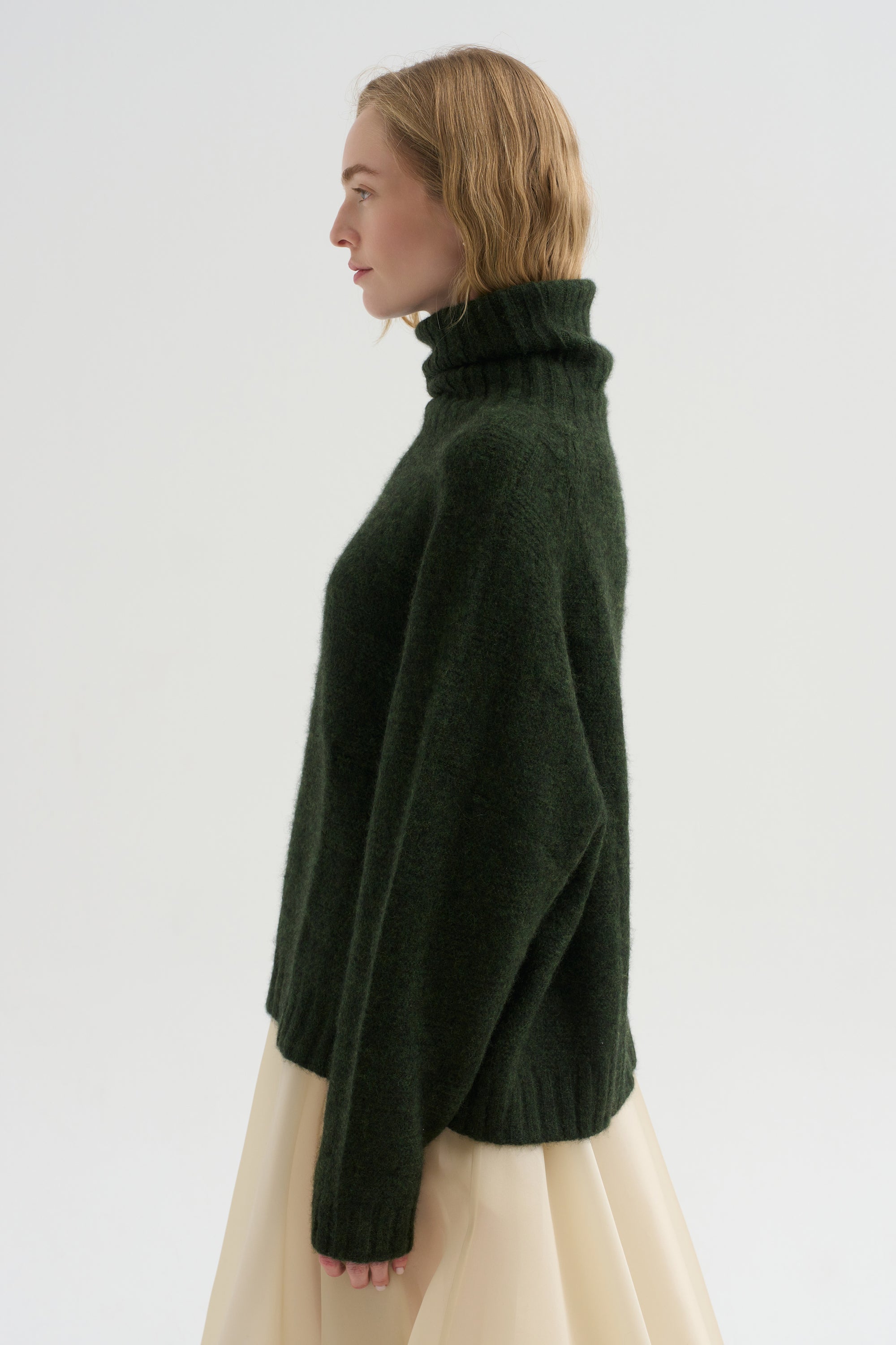 Turtleneck Sweater, Cedar