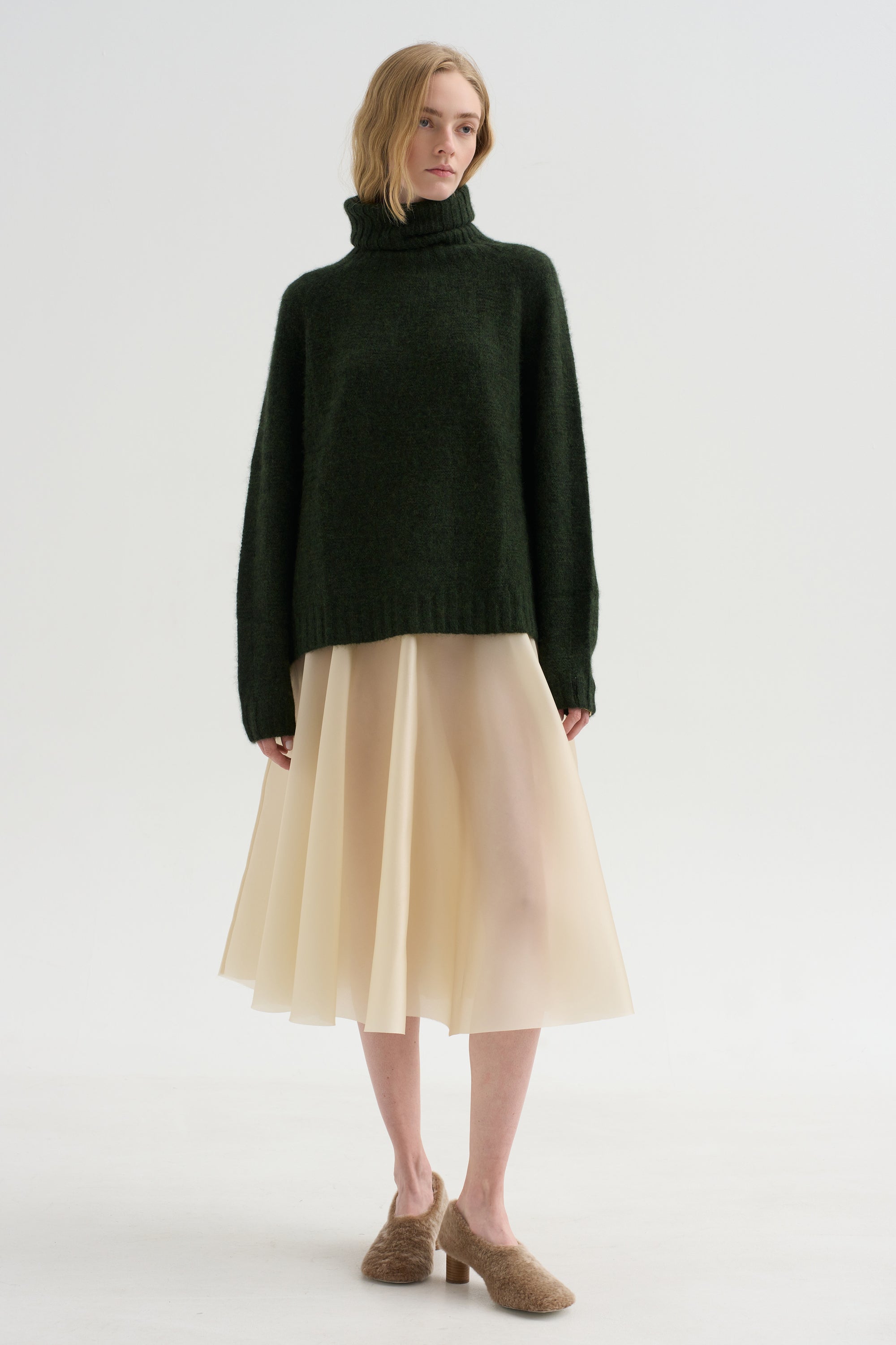Turtleneck Sweater, Cedar