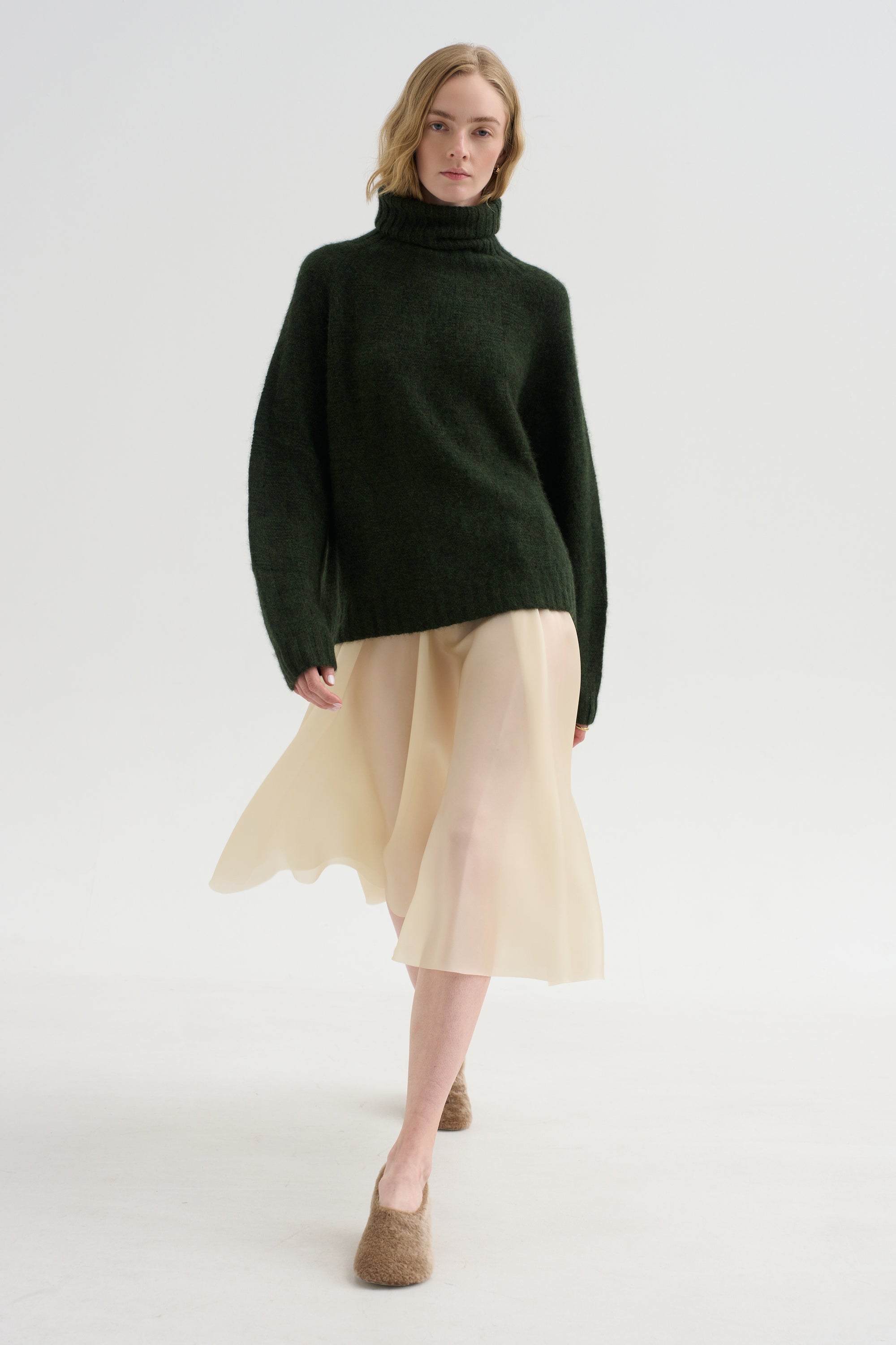 Turtleneck Sweater, Cedar