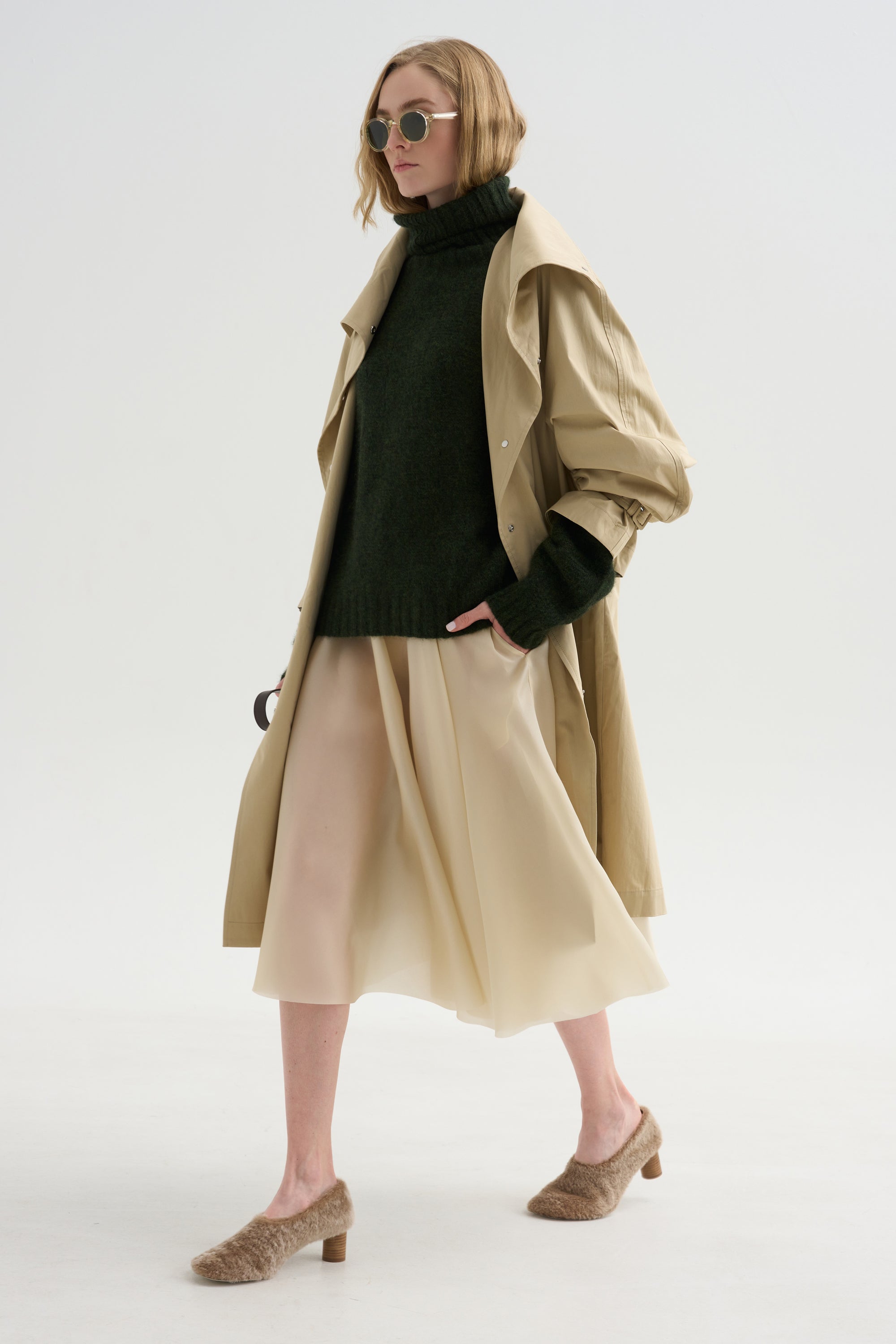 Turtleneck Sweater, Cedar