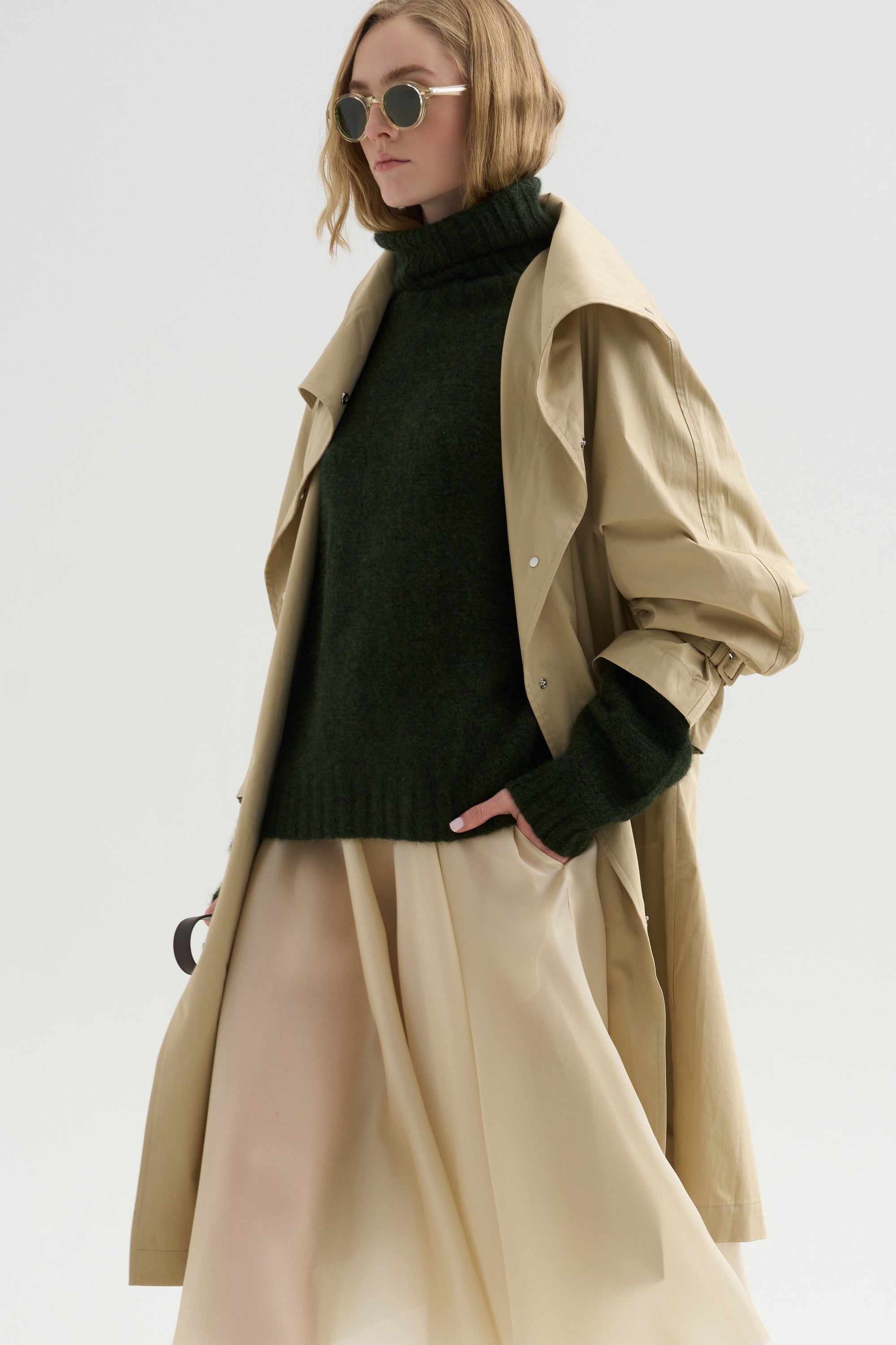 Turtleneck Sweater, Cedar