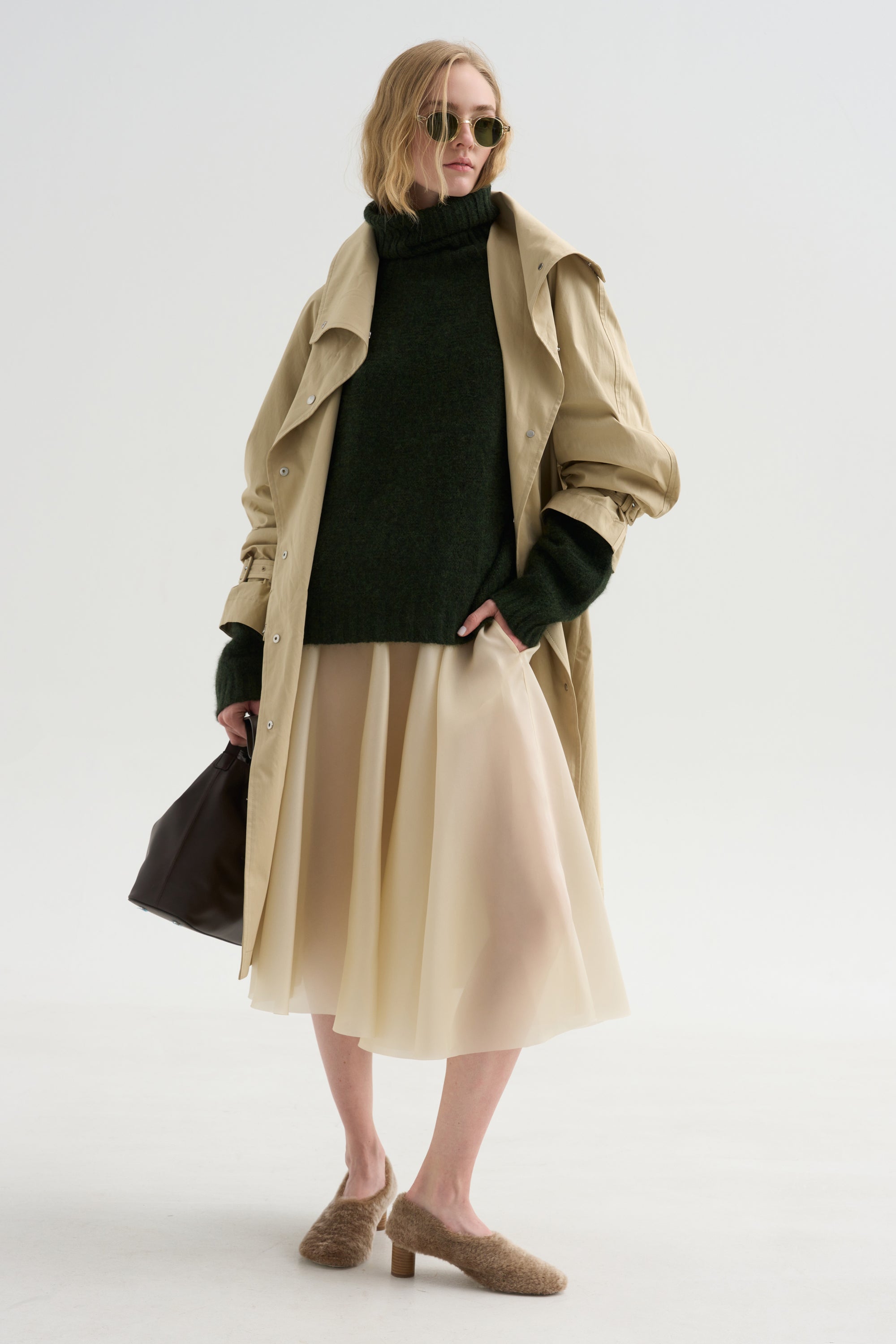 Turtleneck Sweater, Cedar