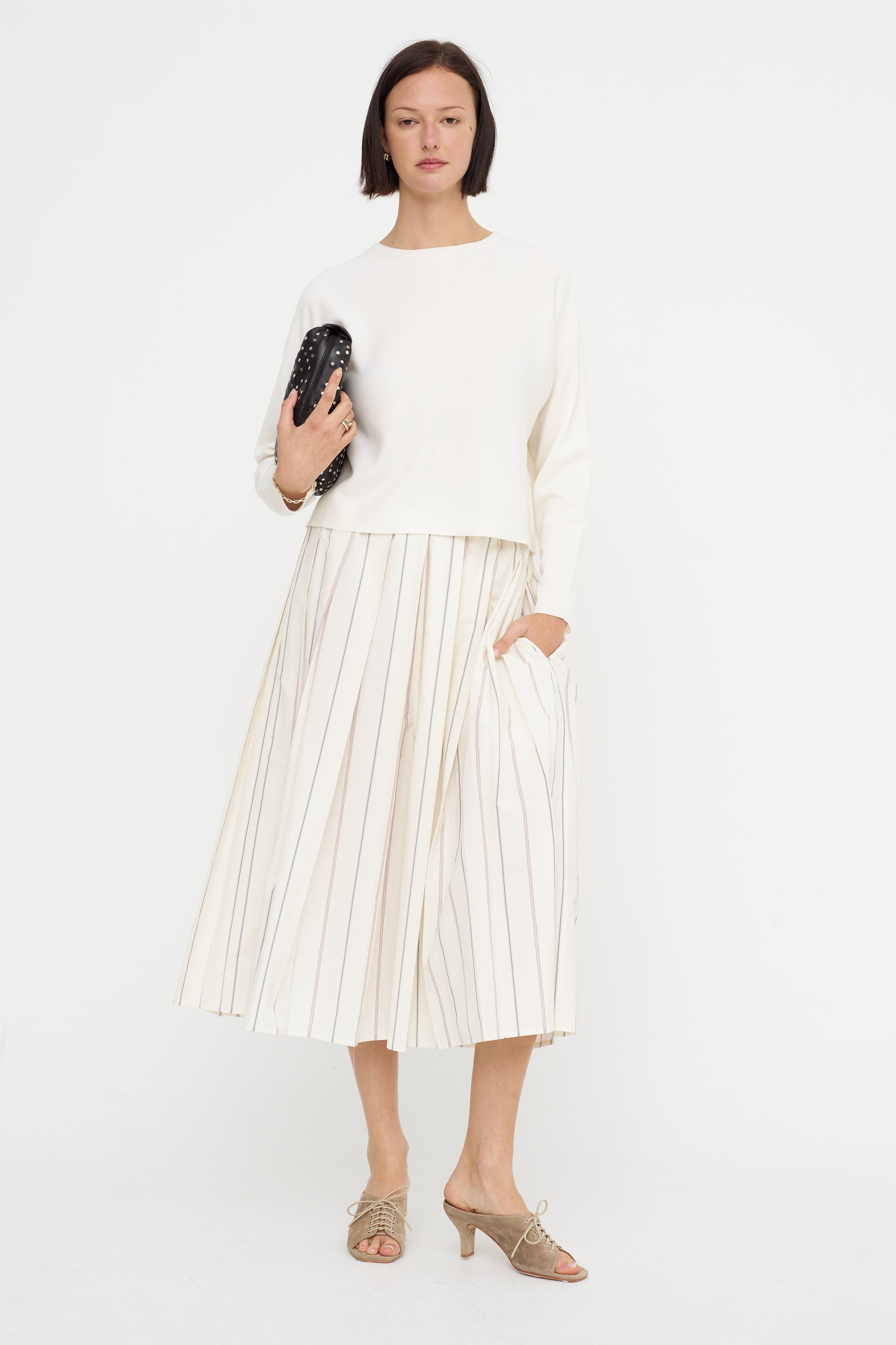 Boatneck Sweater, Fleur De Sel