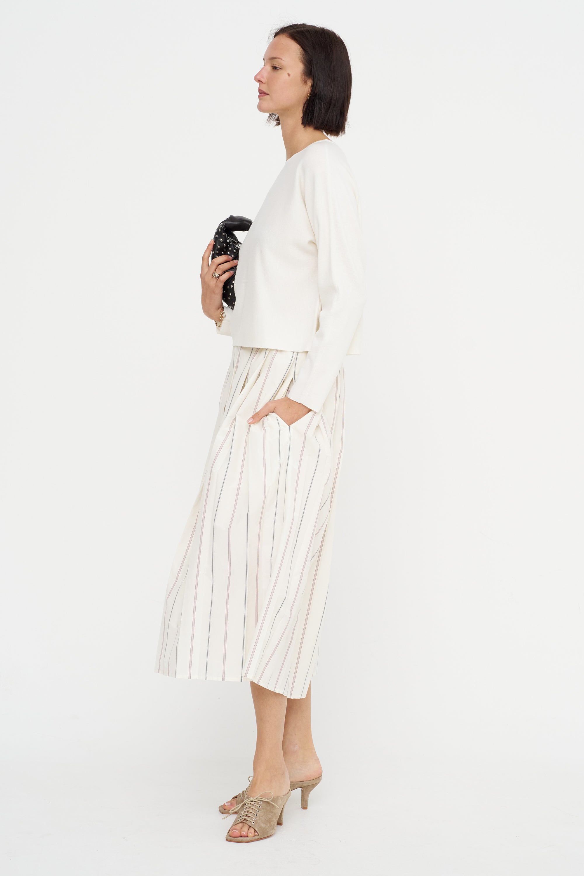 Boatneck Sweater, Fleur De Sel