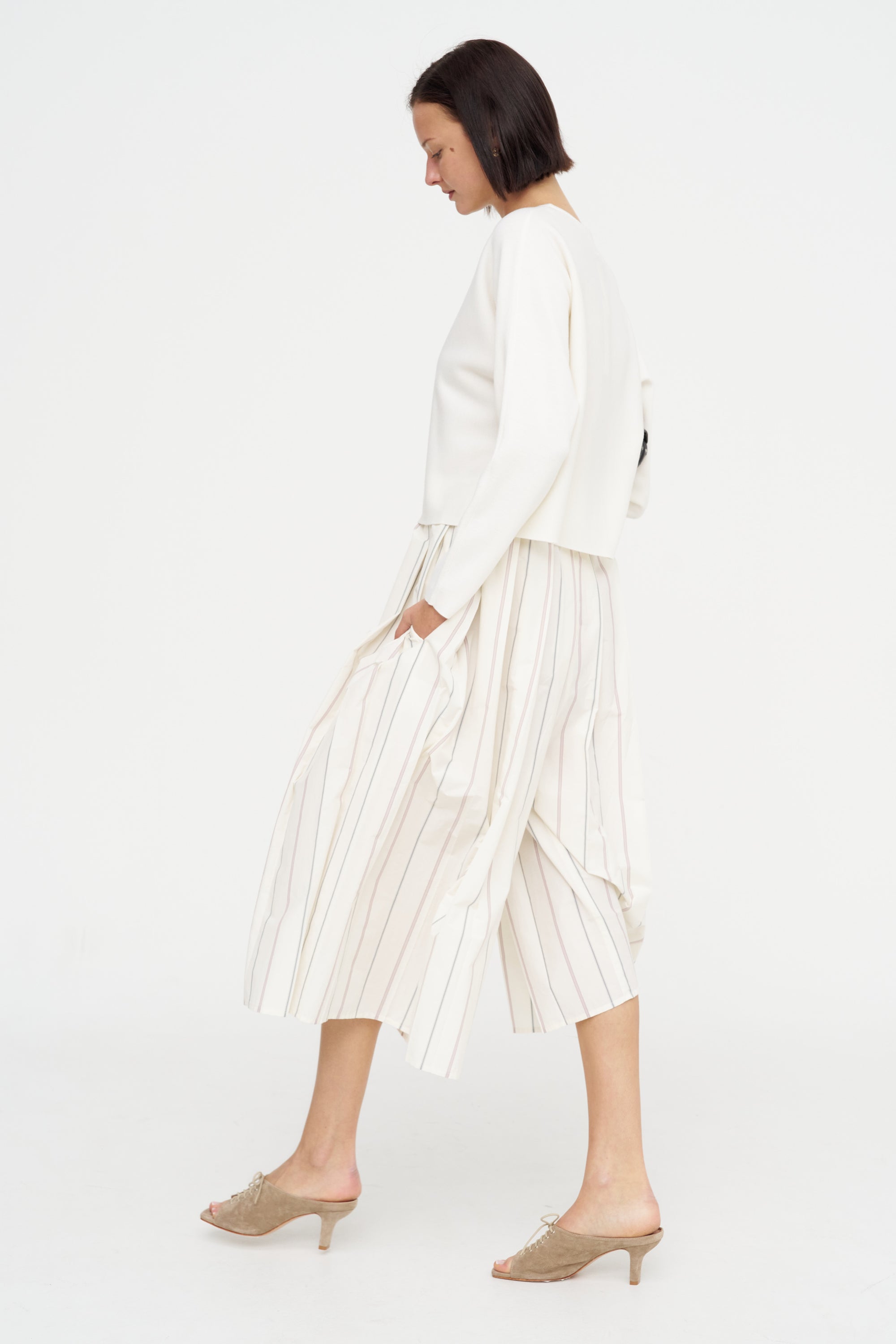 Boatneck Sweater, Fleur De Sel