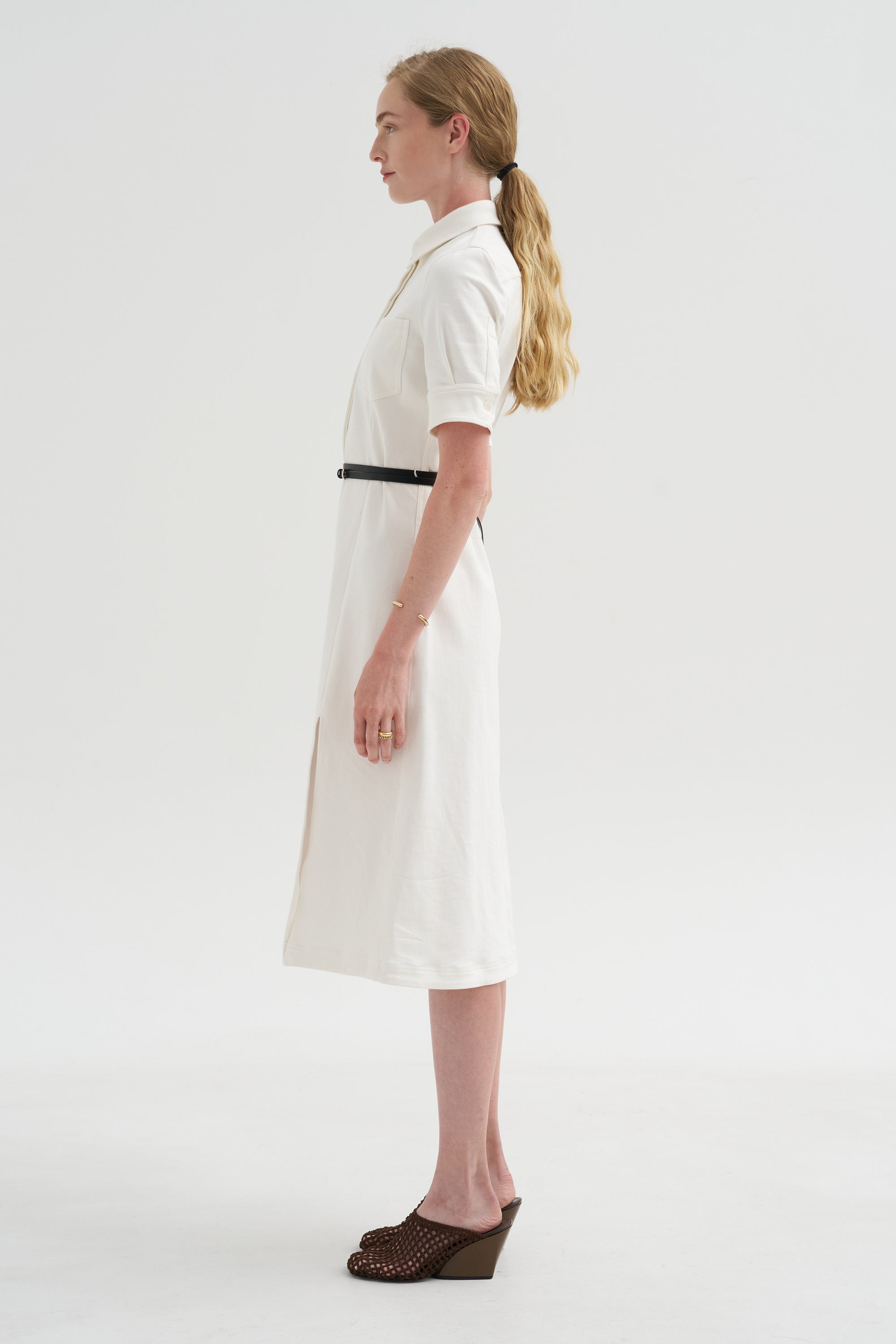 Kieran Dress, Optic White