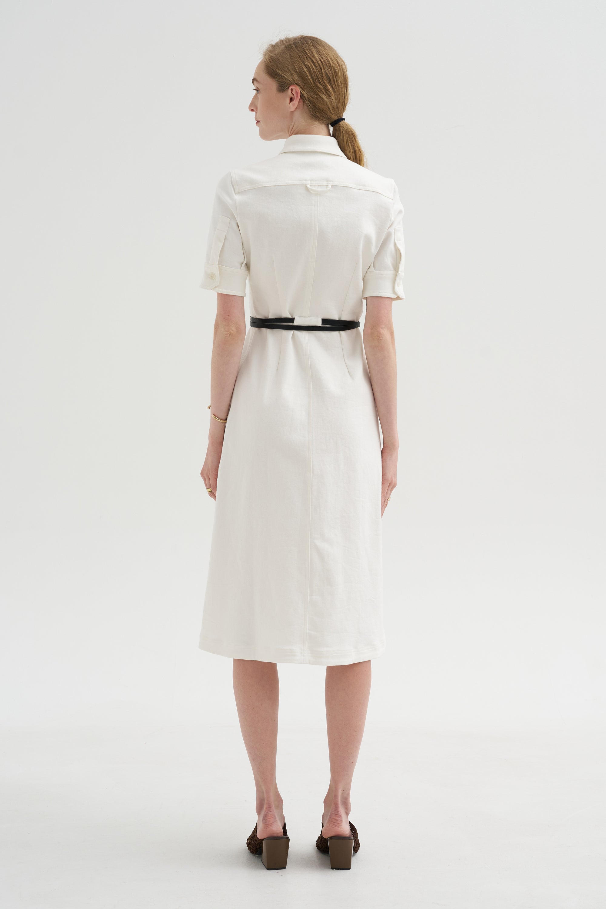 Kieran Dress, Optic White