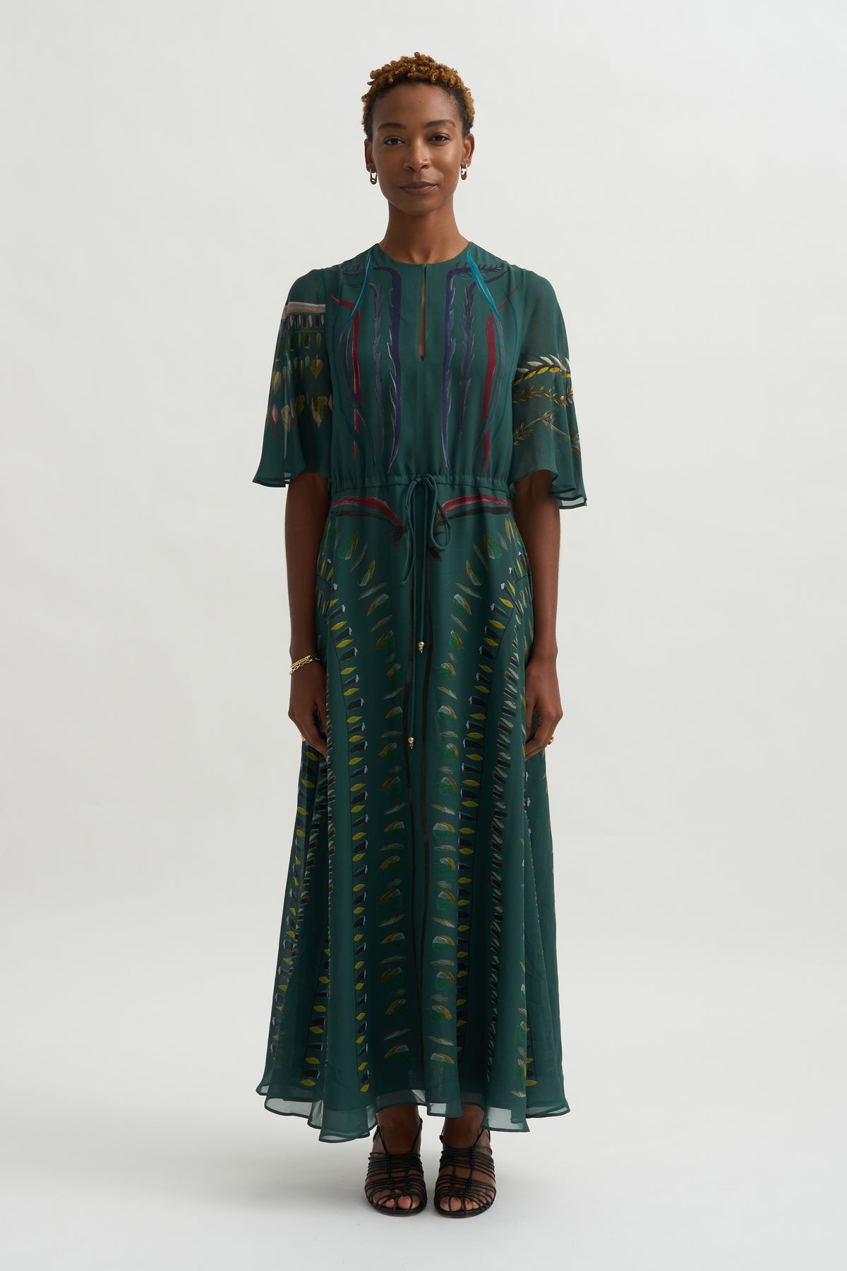 Thessaly Dress, Hunter Botanical