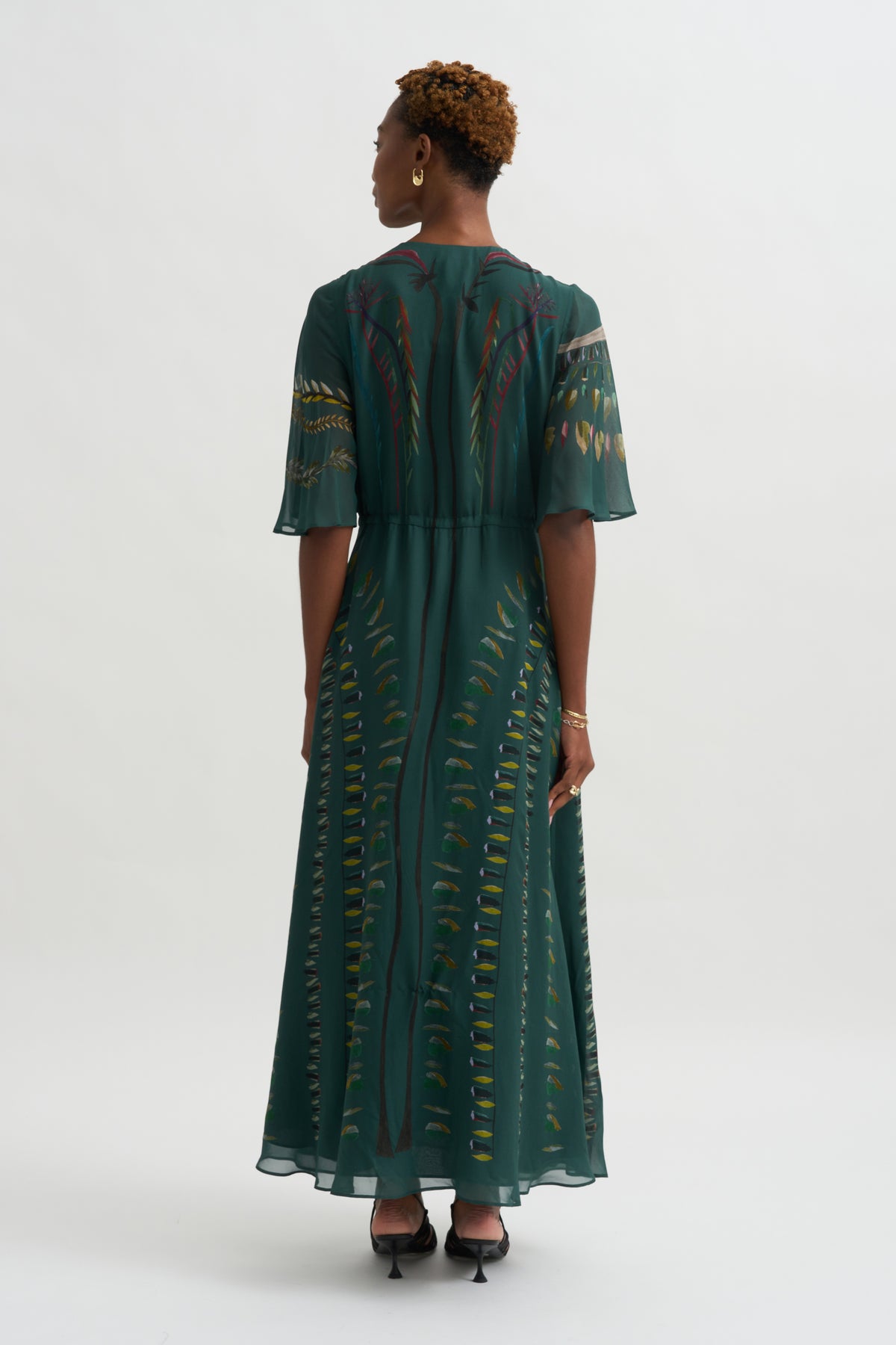 Thessaly Dress, Hunter Botanical