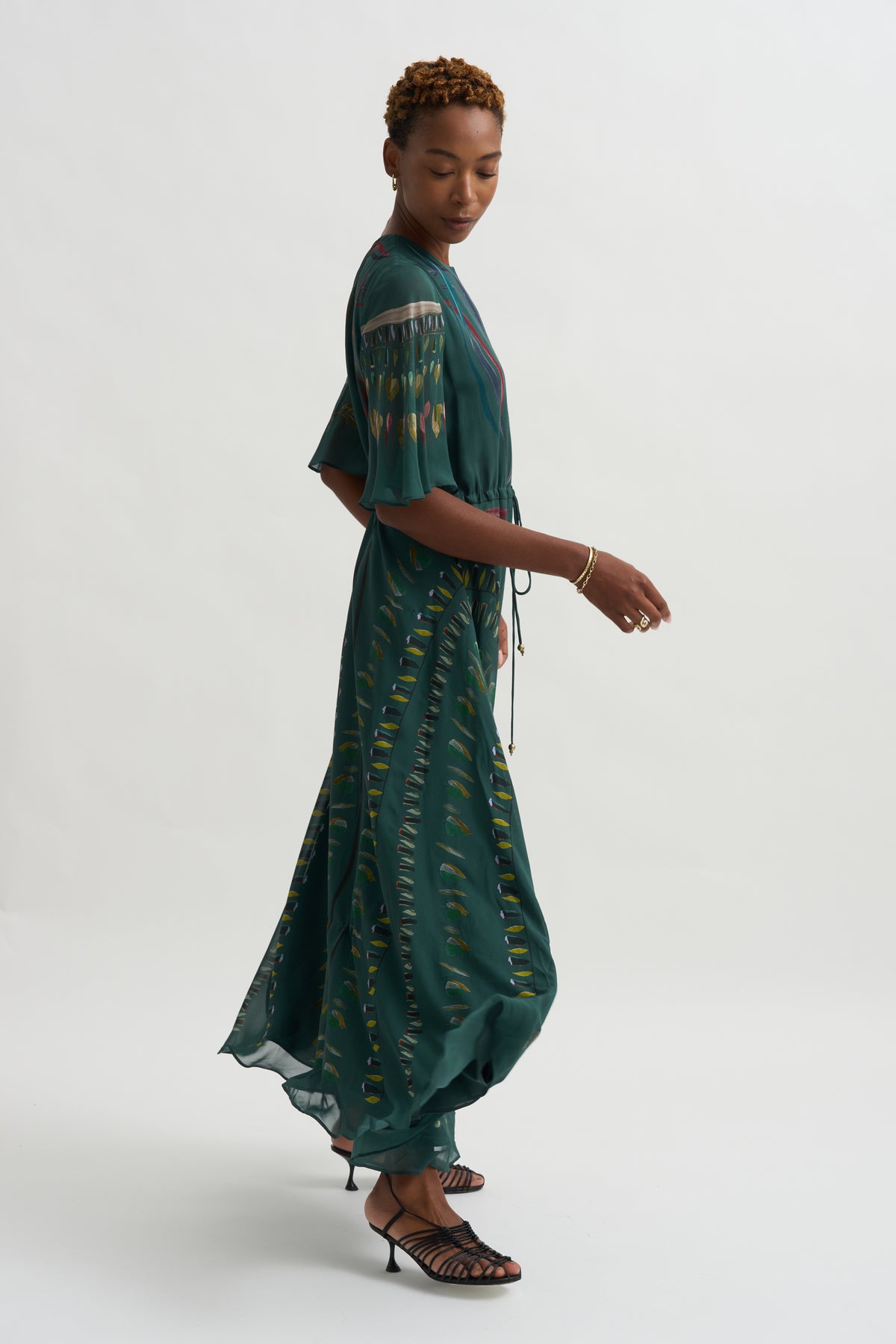 Thessaly Dress, Hunter Botanical
