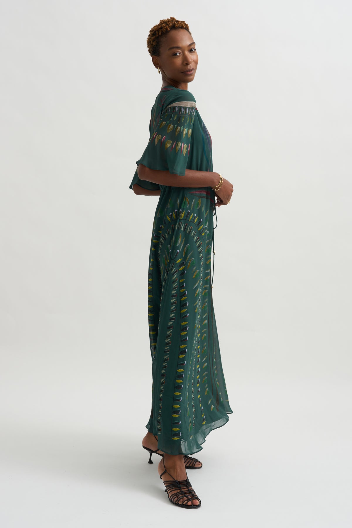 Thessaly Dress, Hunter Botanical
