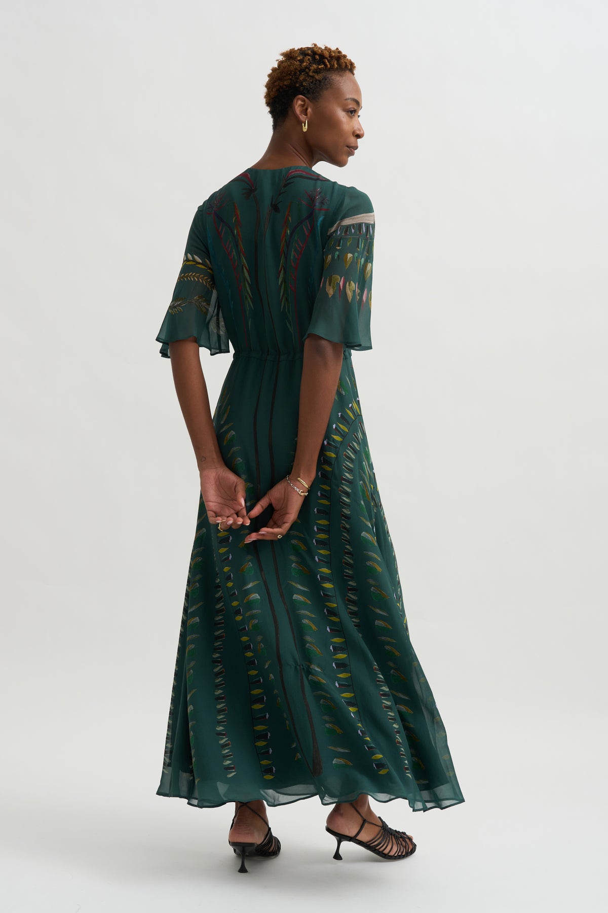 Thessaly Dress, Hunter Botanical