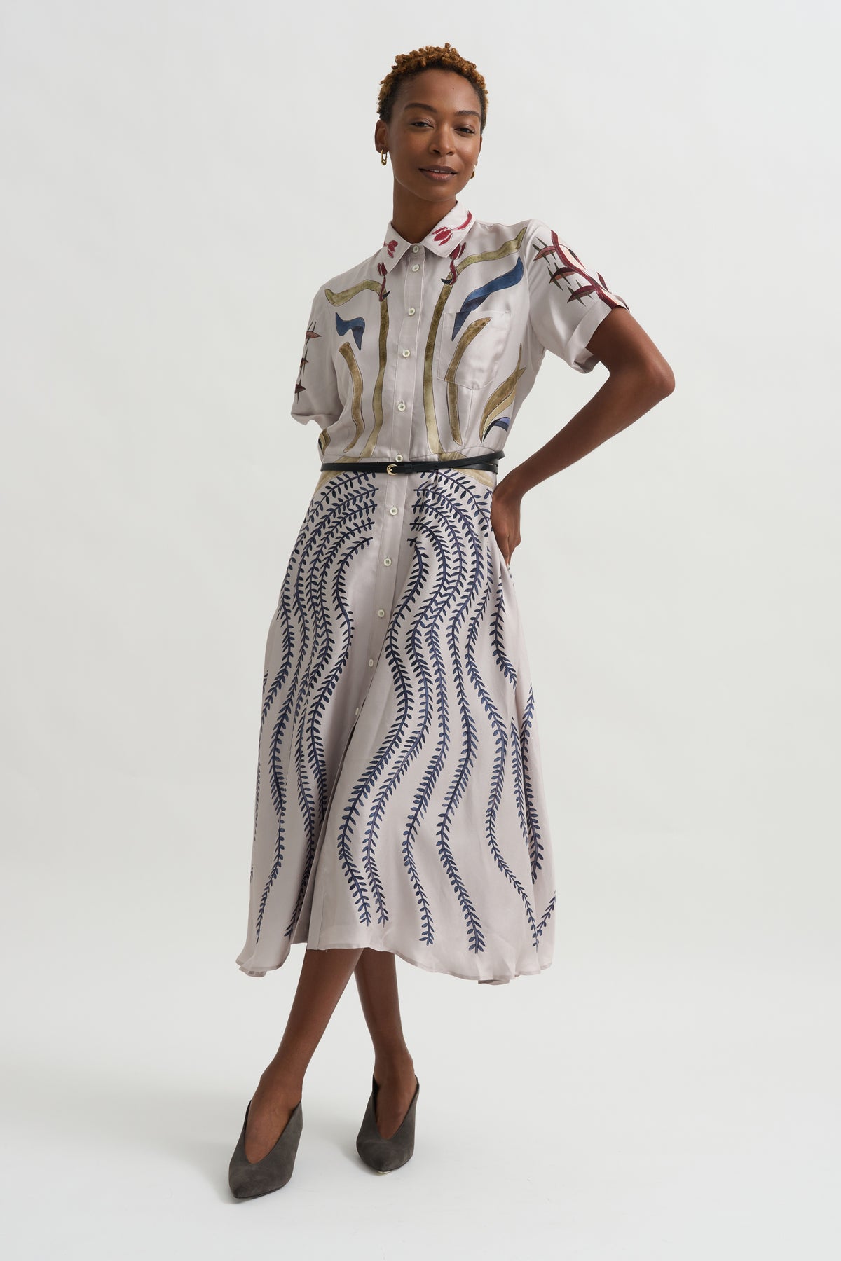 Kiera Dress, Lilac Ash