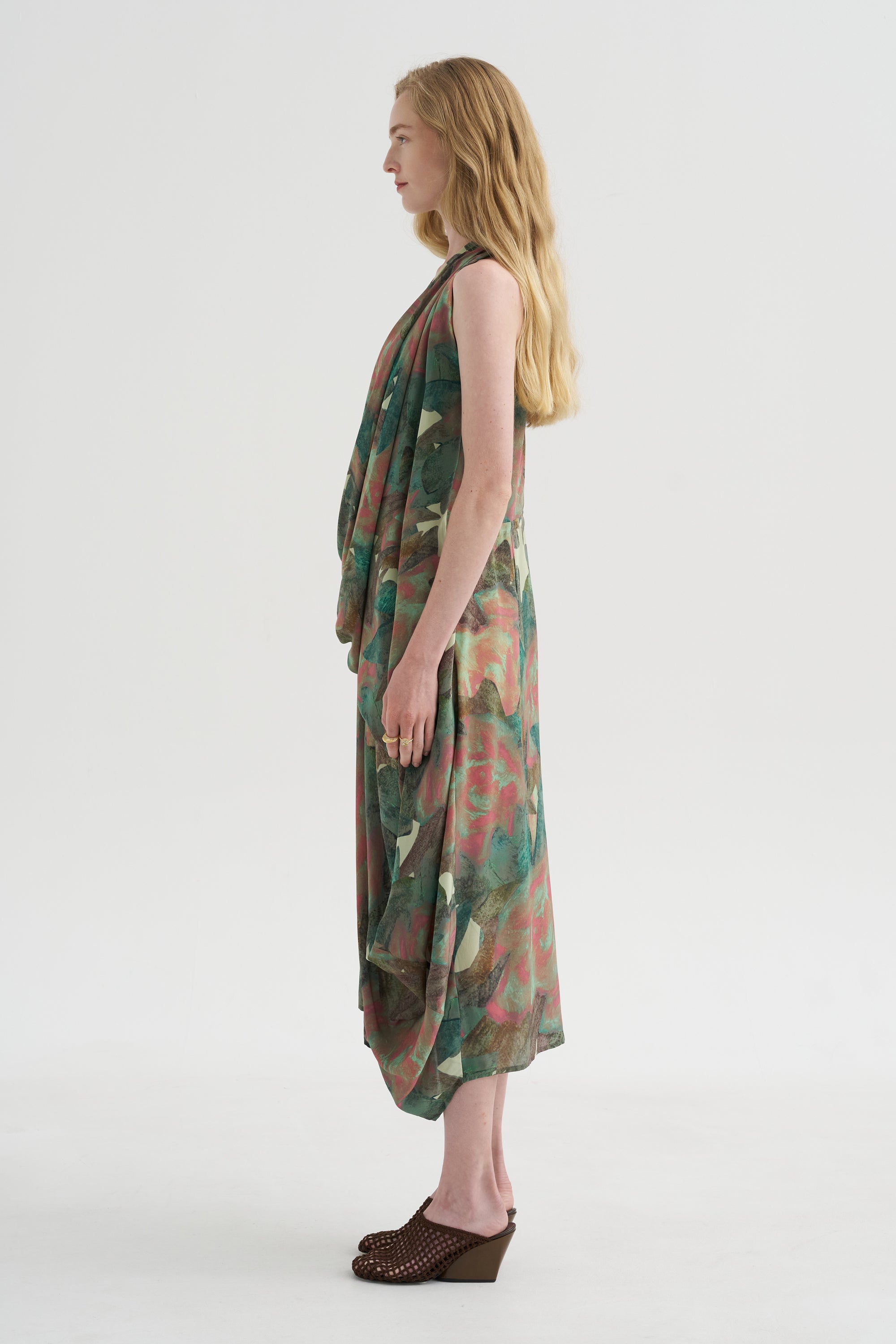 Sleeveless Dress, Print Panel JJJ