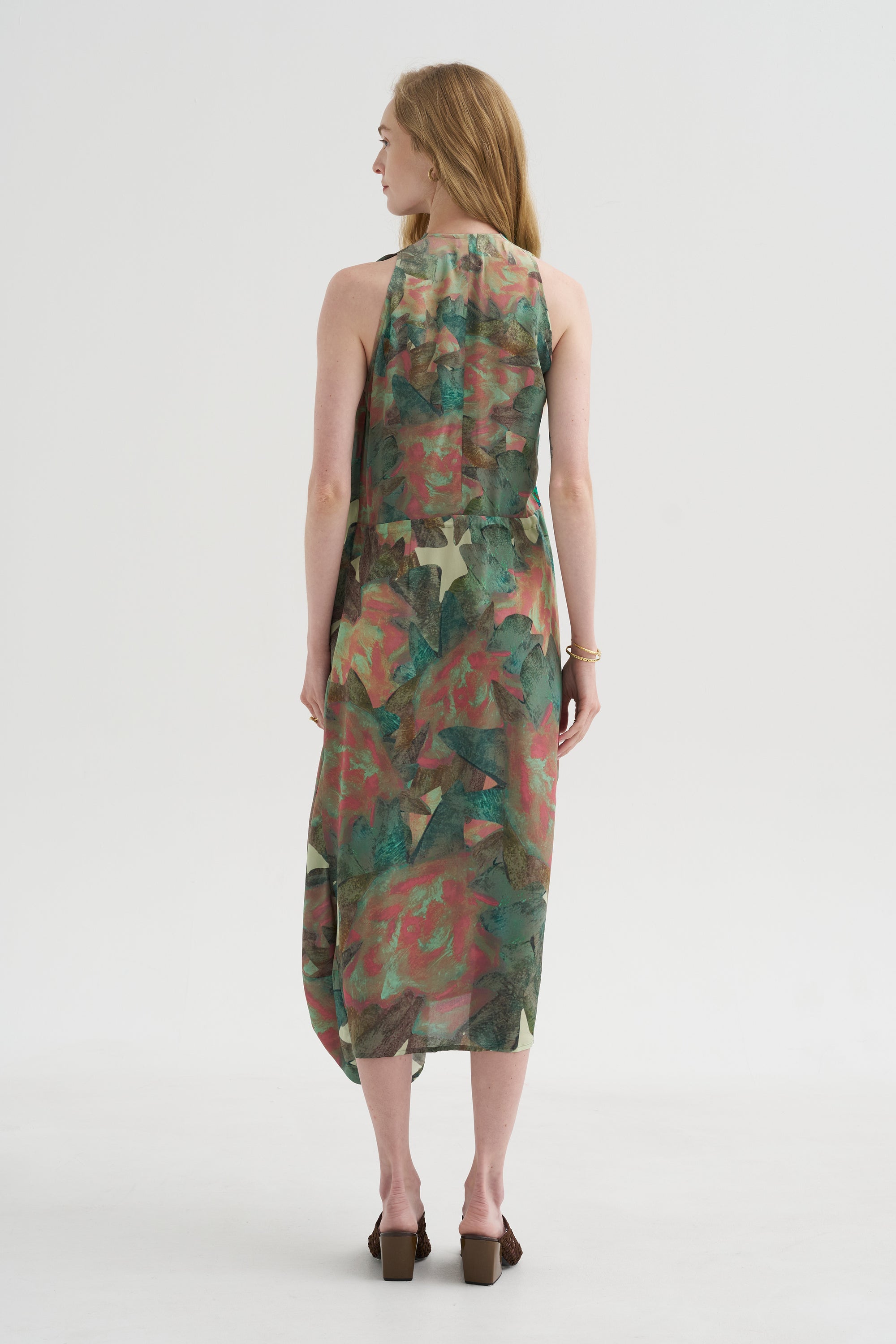 Sleeveless Dress, Print Panel JJJ