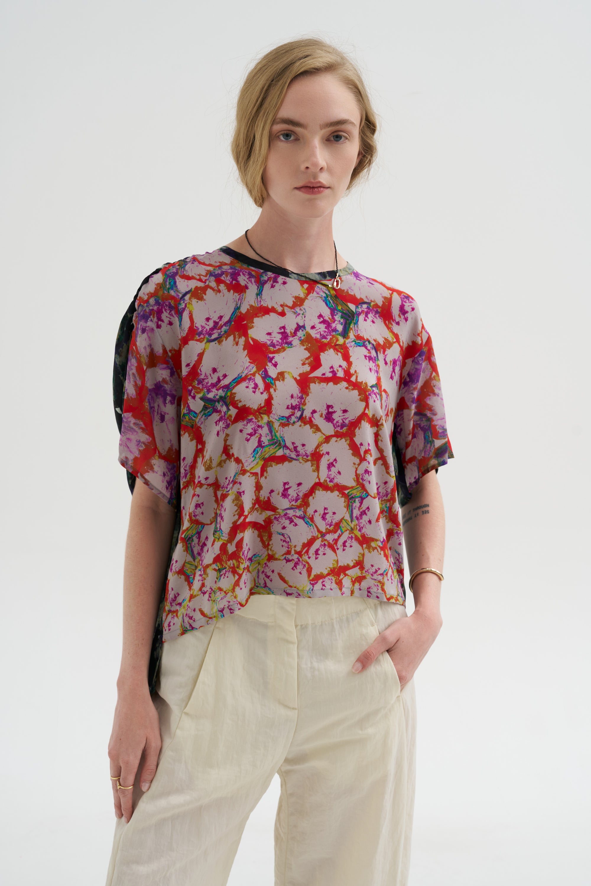 Silk Top, Multi