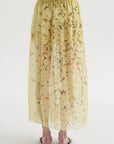 Chiffon Silk Skirt, Print X