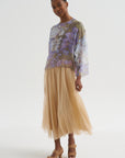 Chiffon Silksweater, Print R