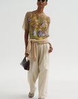 Chiffon T-Shirt, Print E