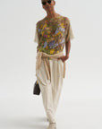 Chiffon T-Shirt, Print E