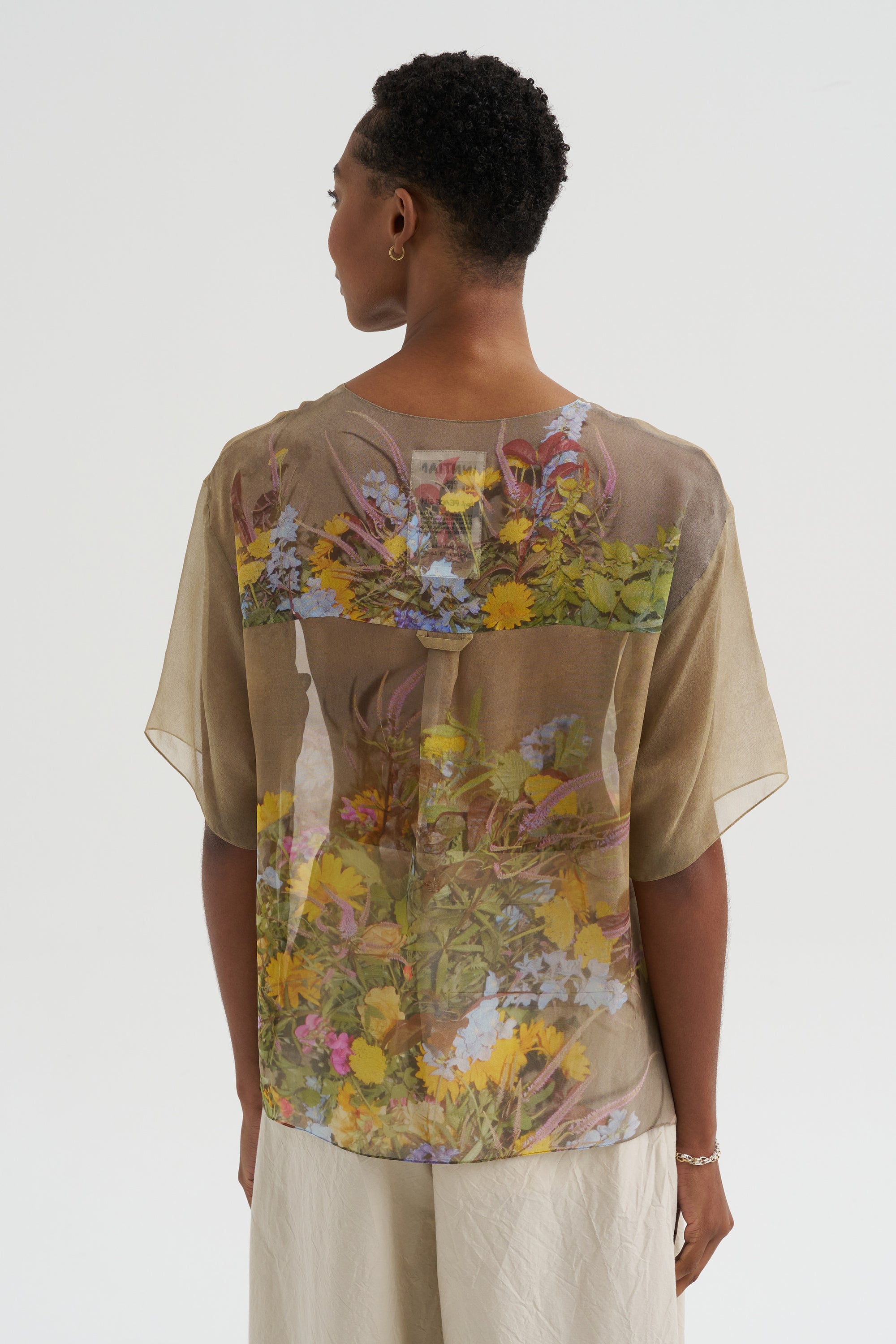 Chiffon T-Shirt, Print E