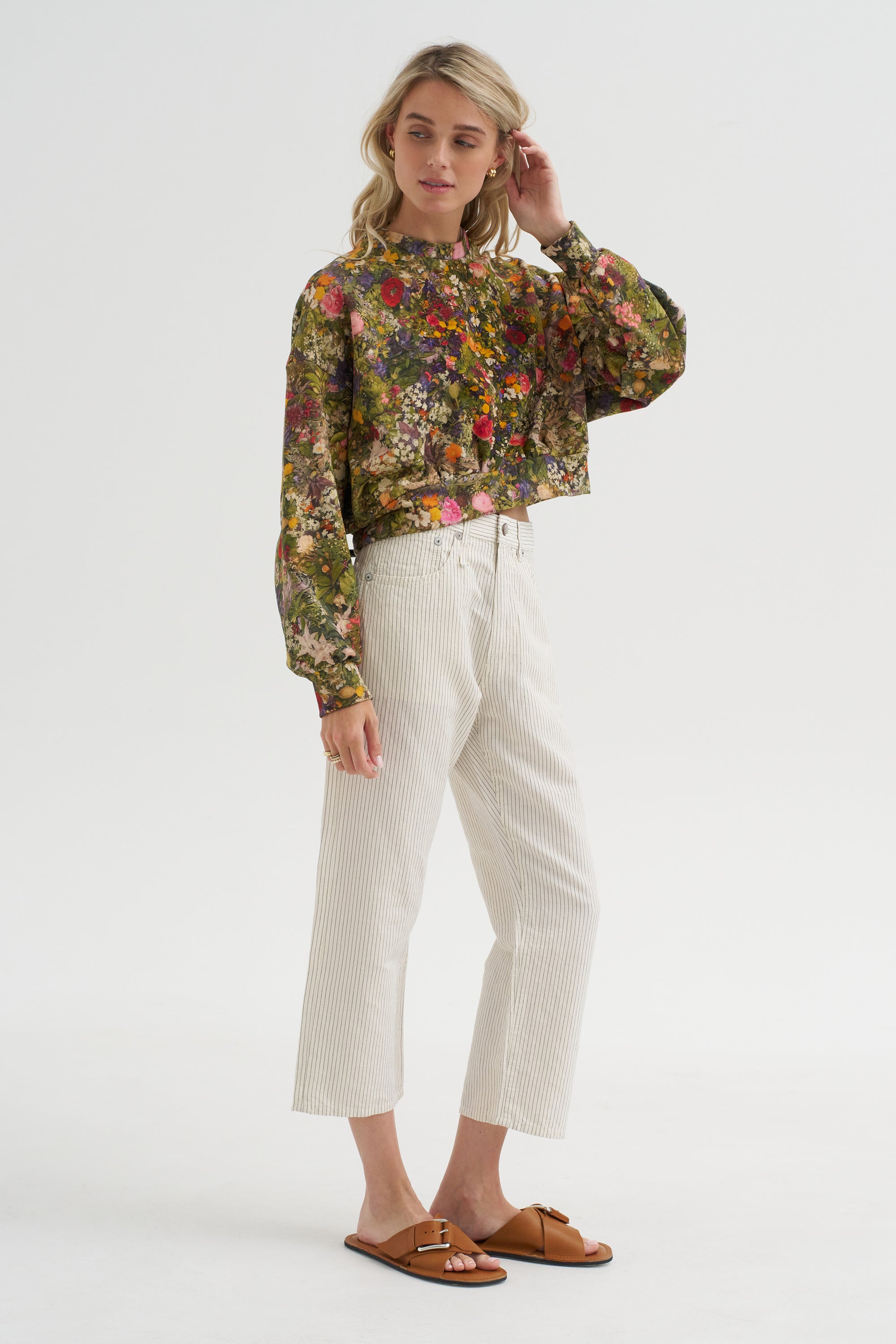 Short Sweater, Print D