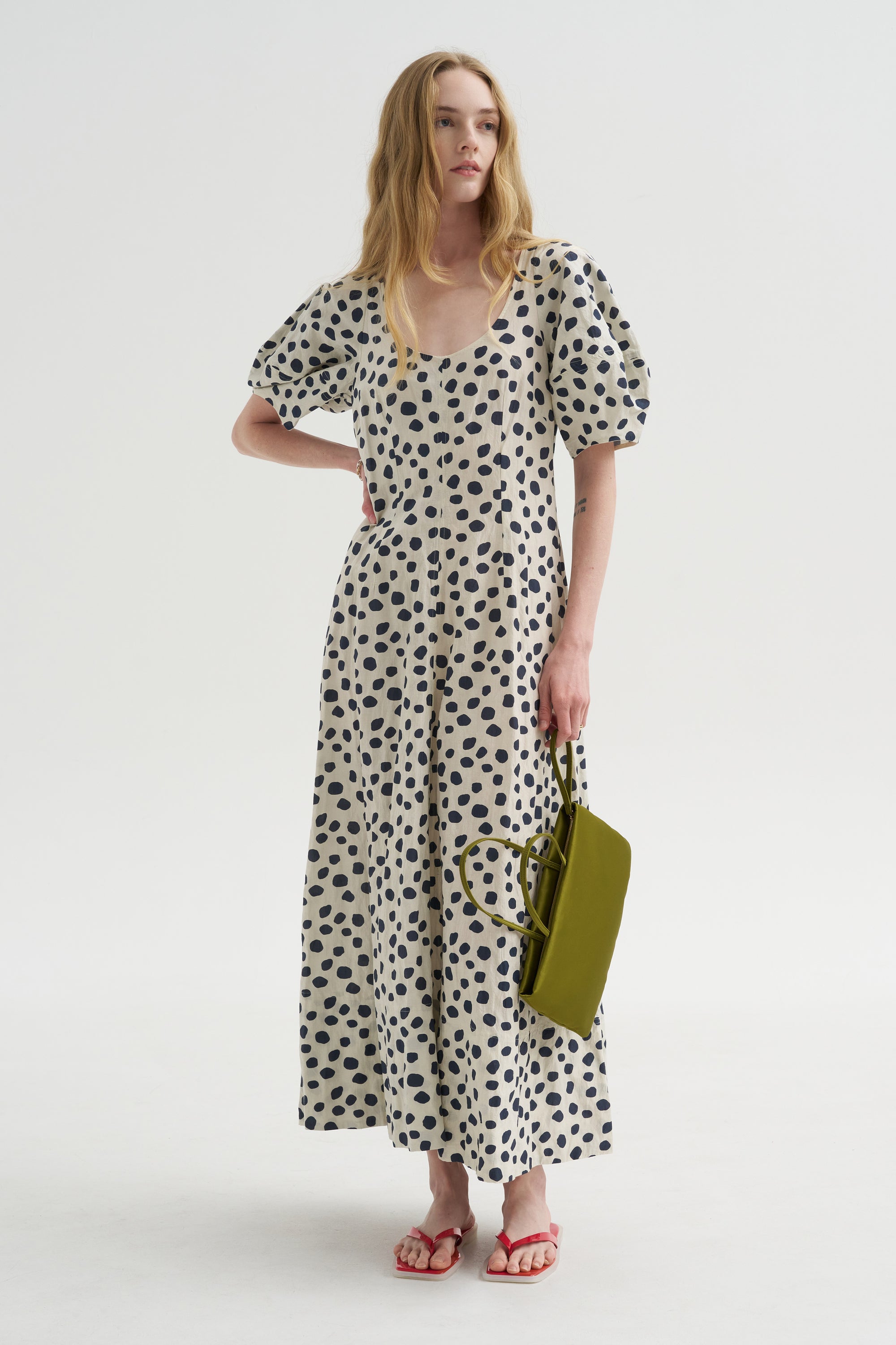 Anni Scoop Maxi, Yayoi Cream &amp; Navy