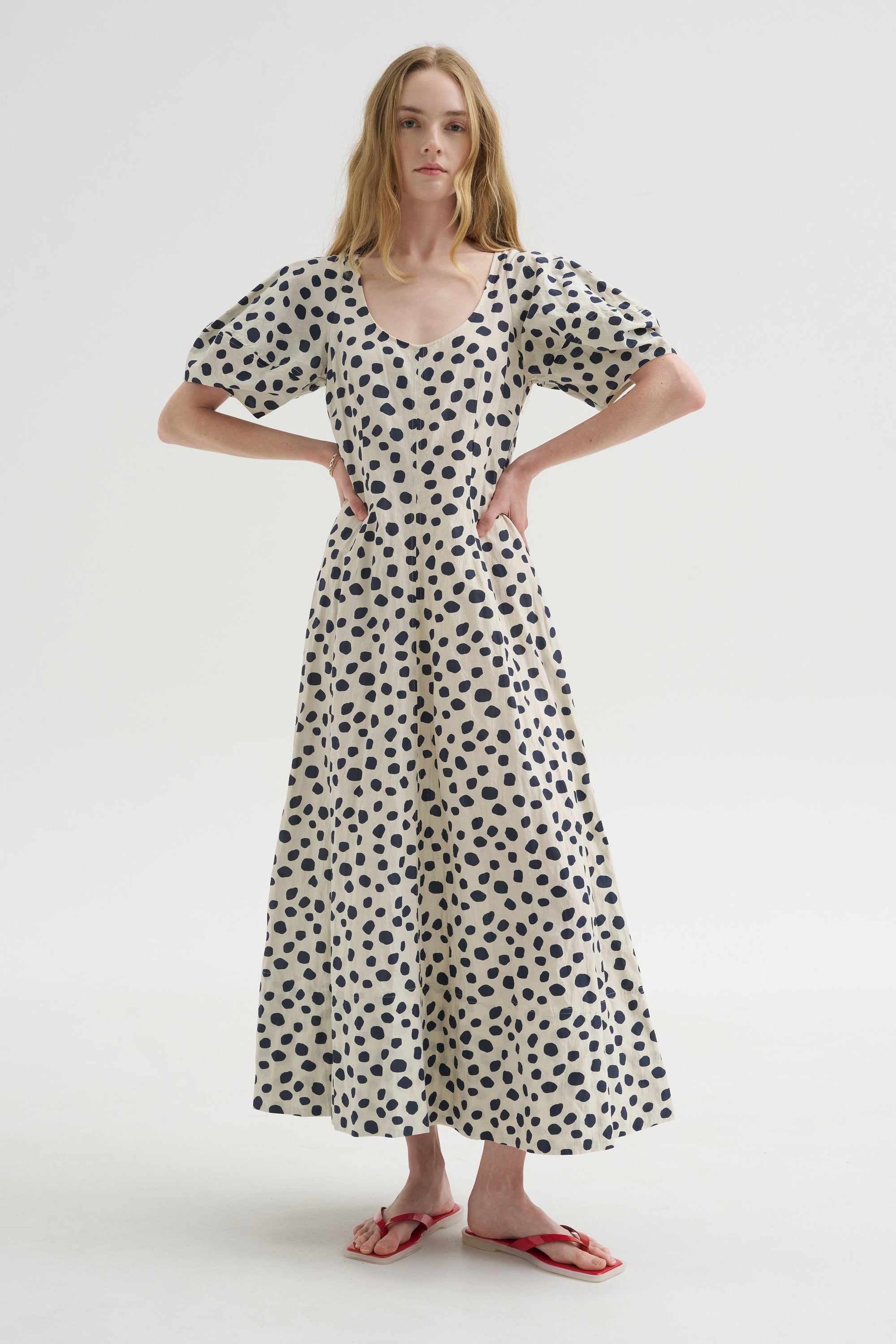 Anni Scoop Maxi, Yayoi Cream &amp; Navy