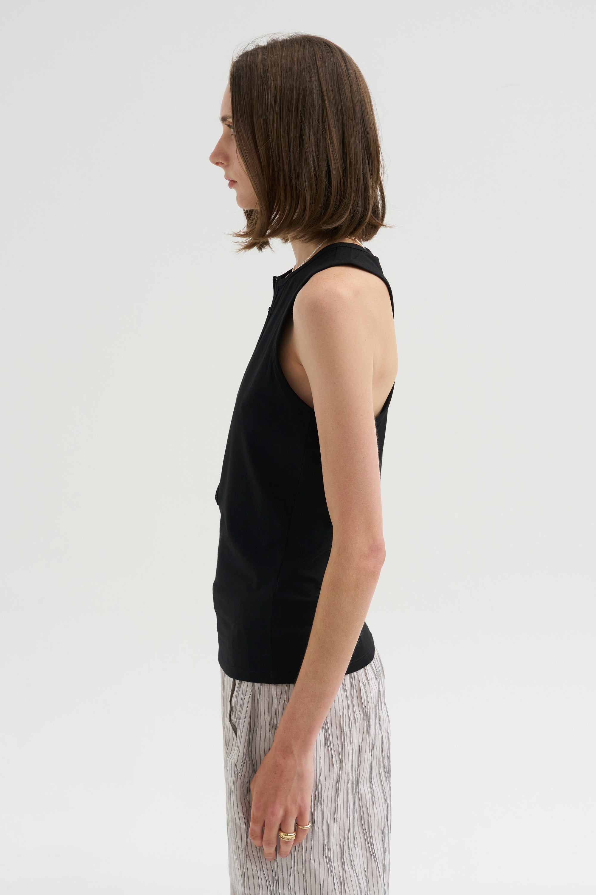 Ten Racer Tank, Black