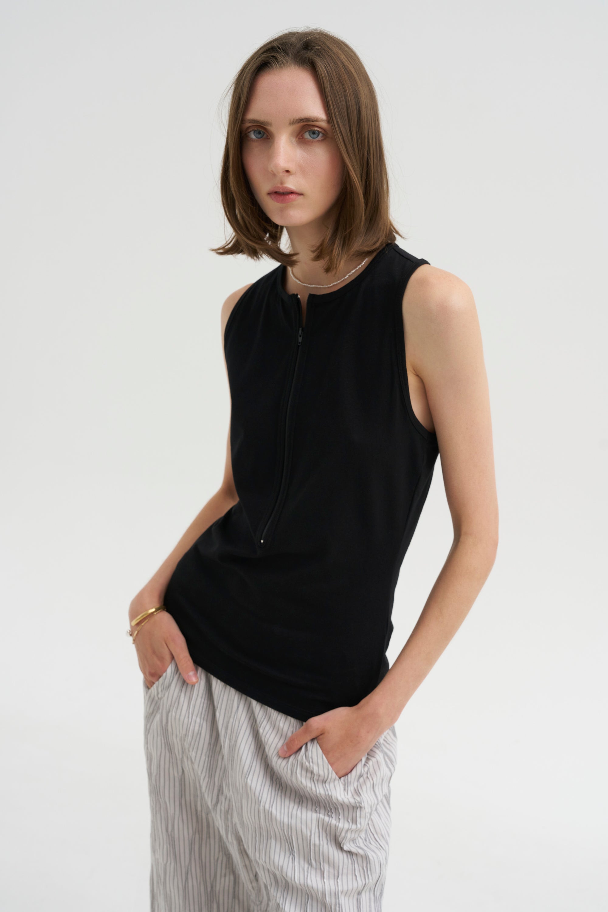 Ten Racer Tank, Black