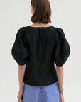 Scupted Bina Top, Black