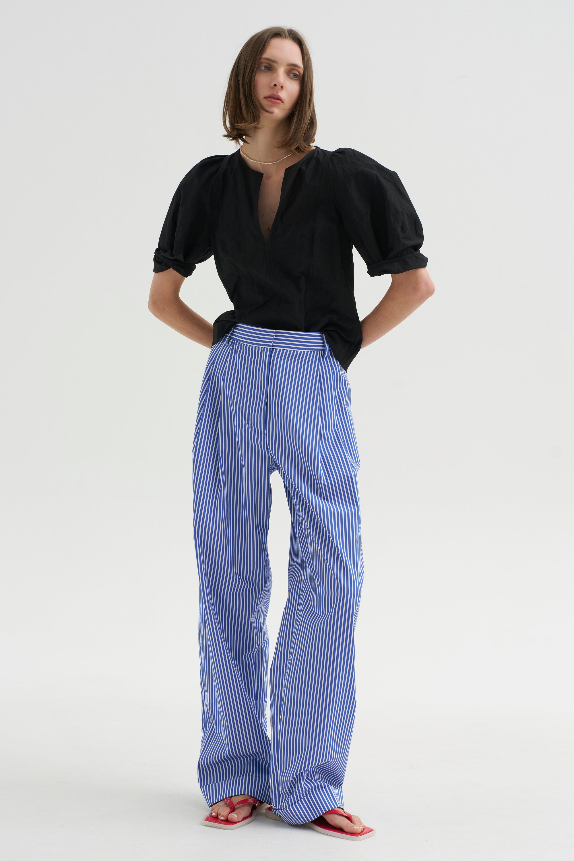 Scupted Bina Top, Black