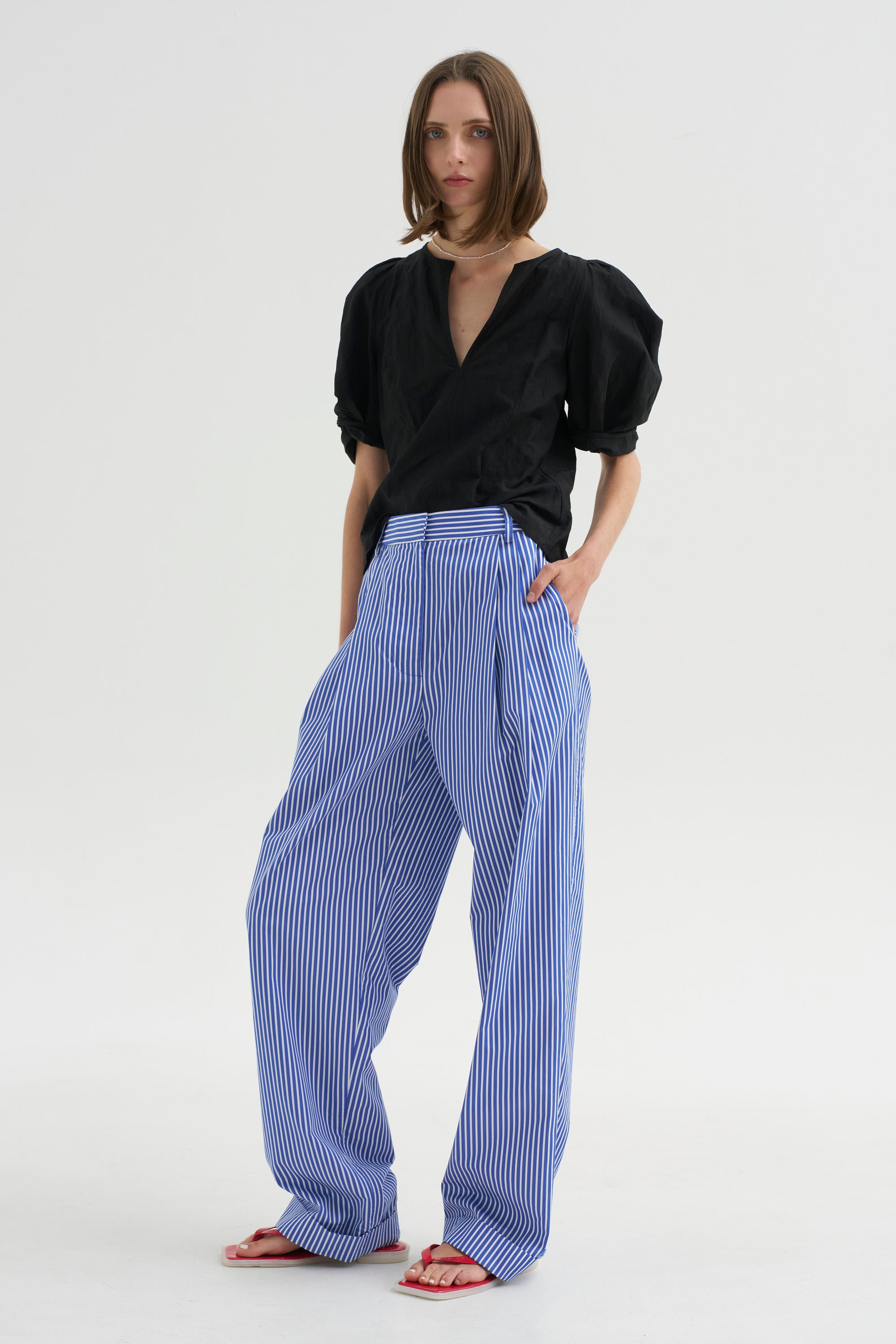 Scupted Bina Top, Black