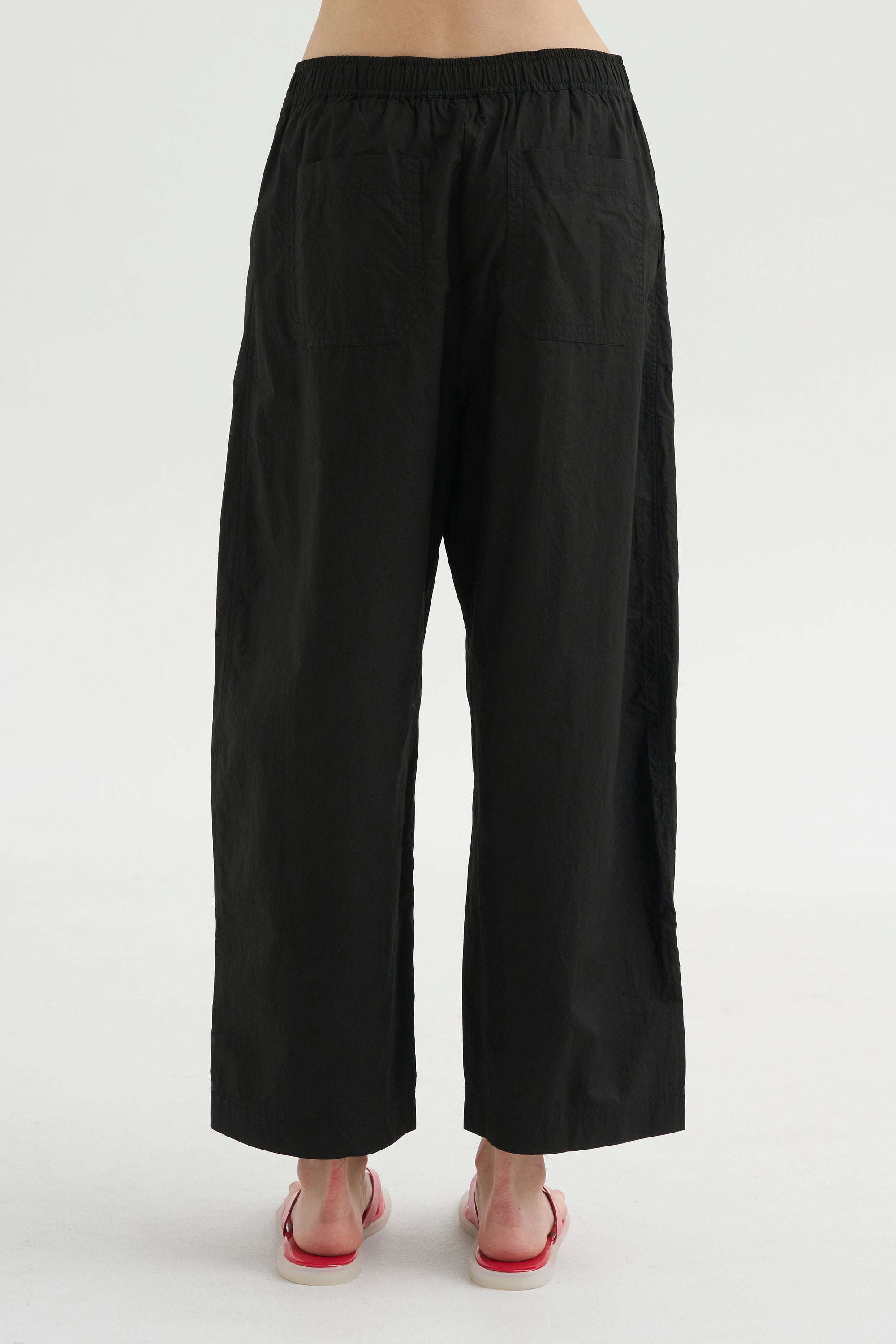 Spa Pleat Pant, Black