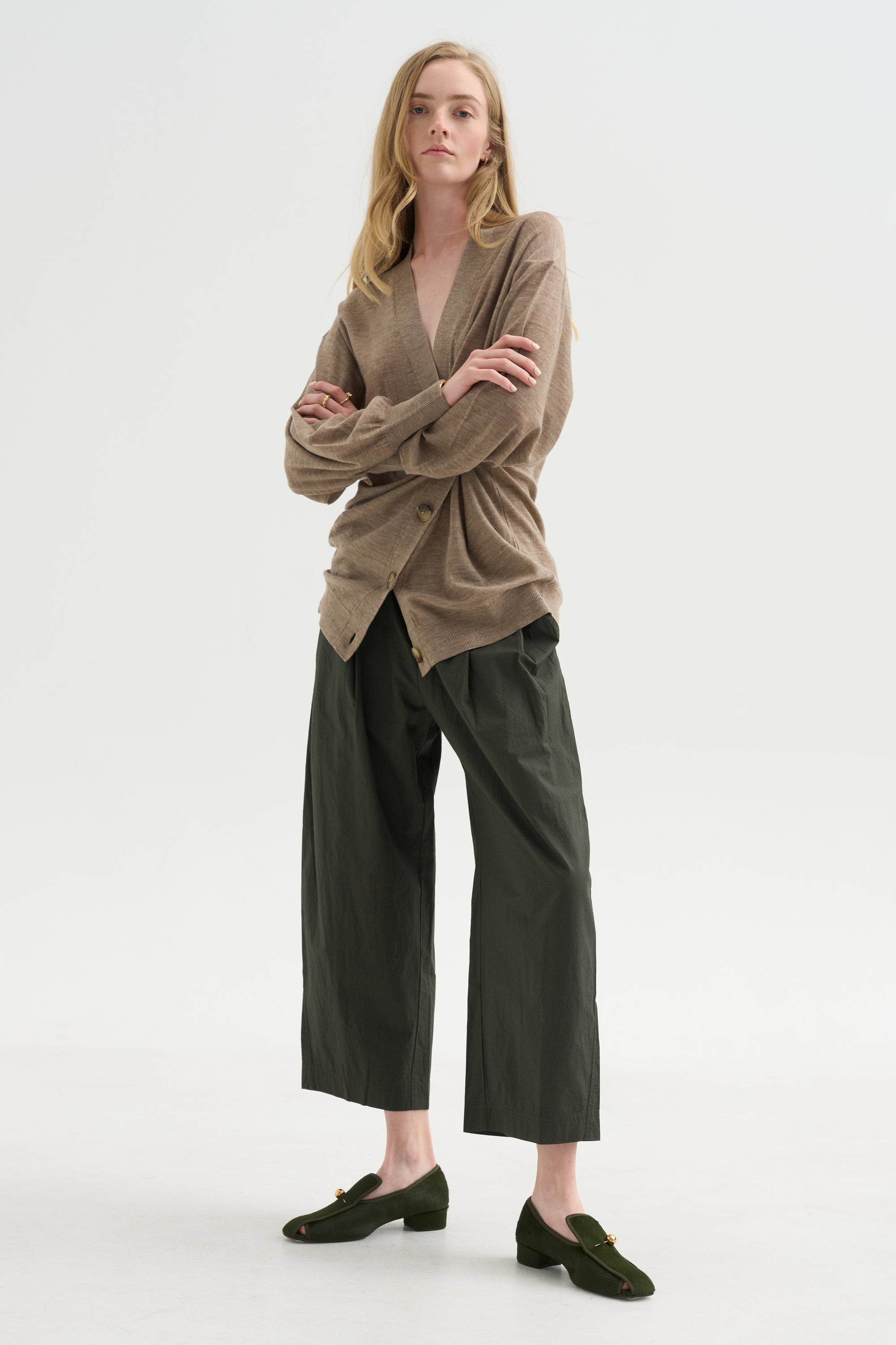 Spa Pleat Pant, Rosin