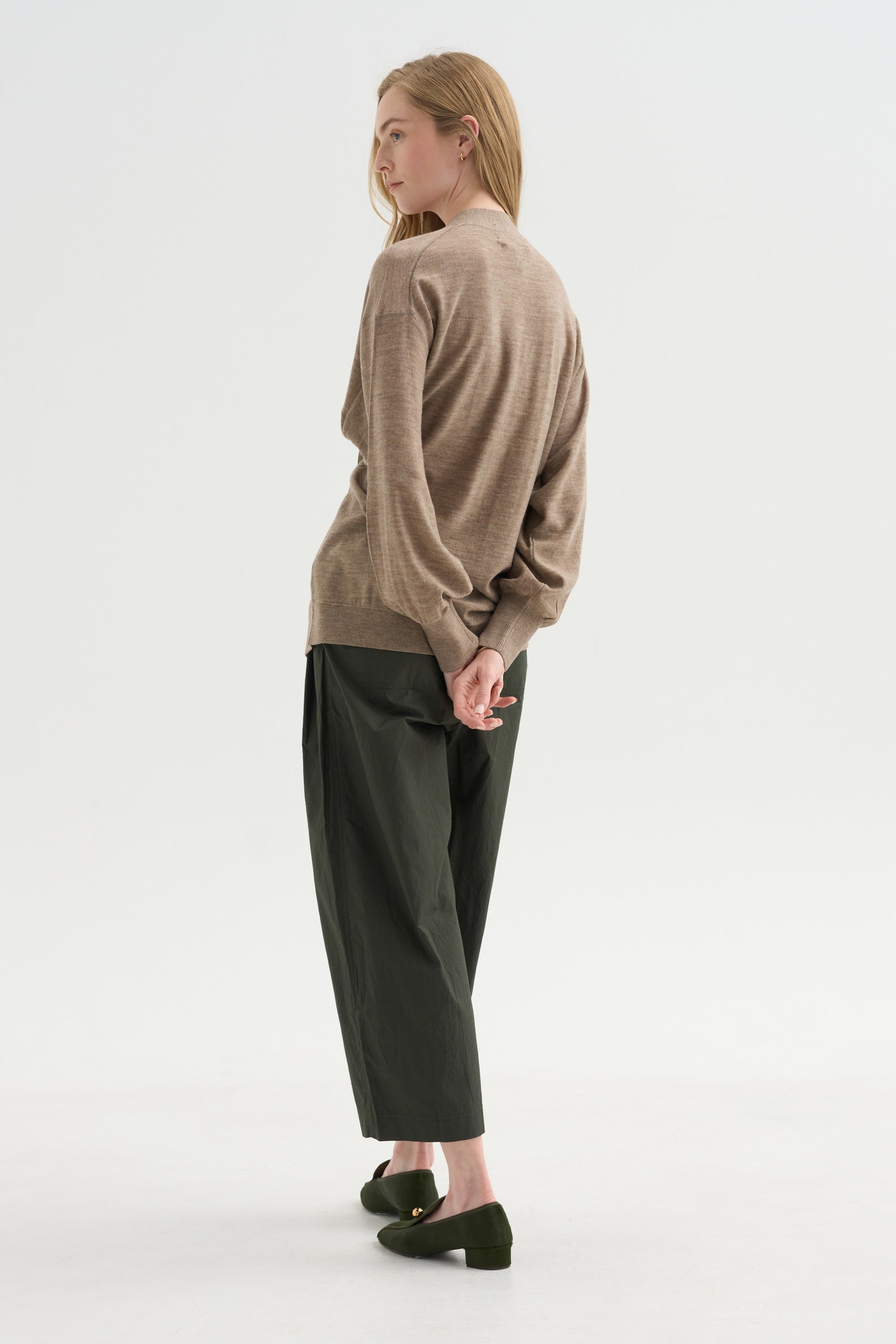 Spa Pleat Pant, Rosin
