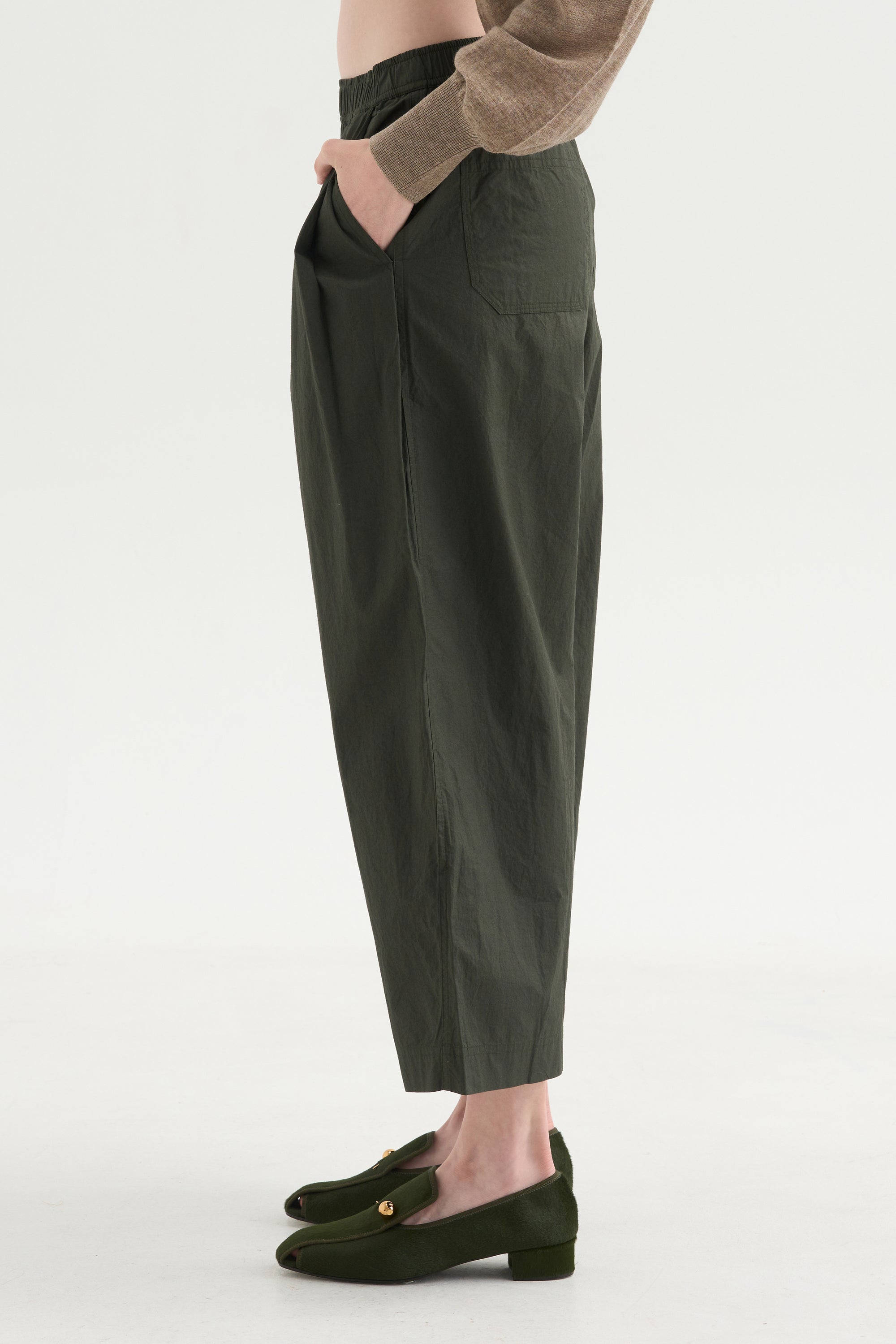 Spa Pleat Pant, Rosin