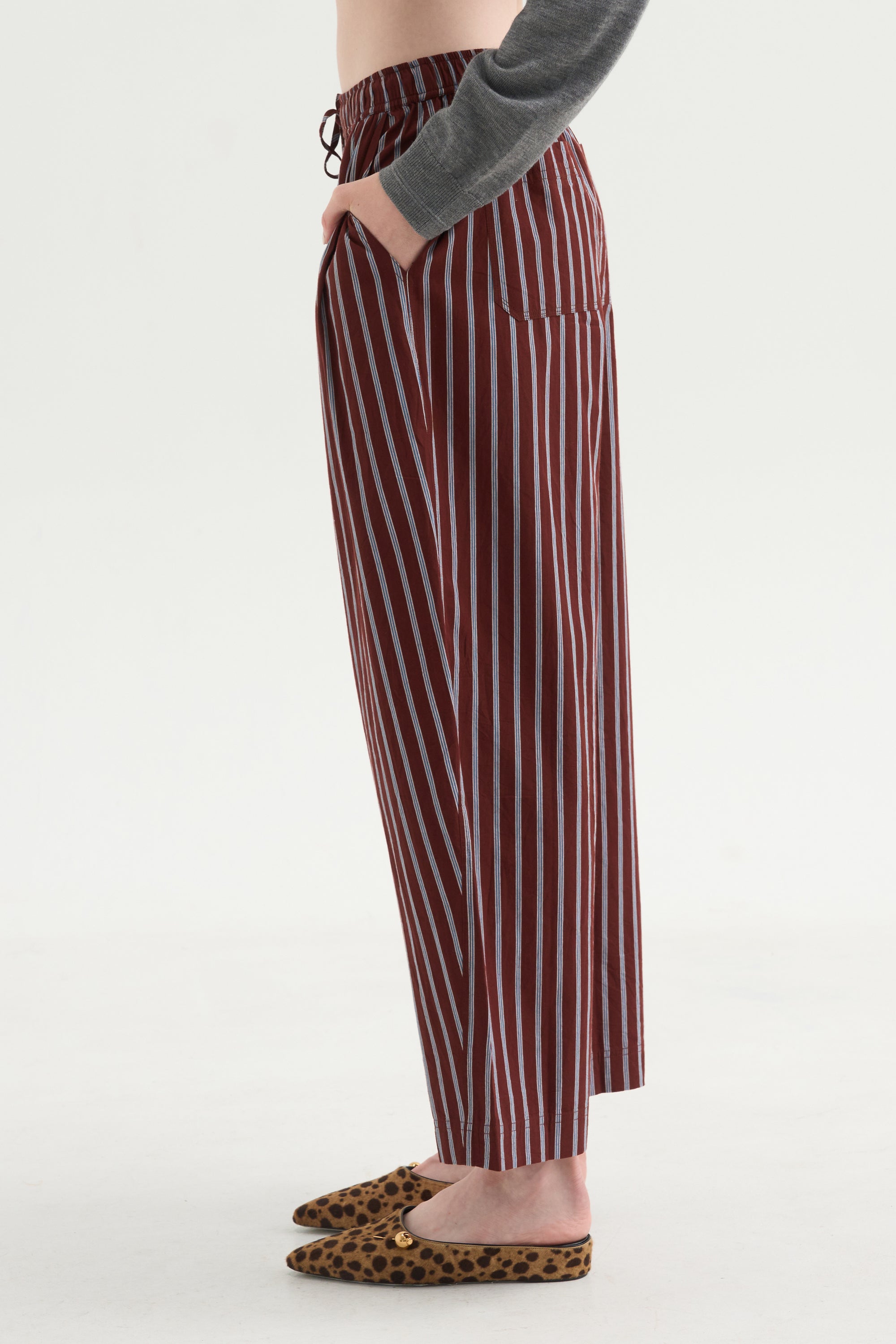 Everyday Pull On Pant, Spice Multi Stripe