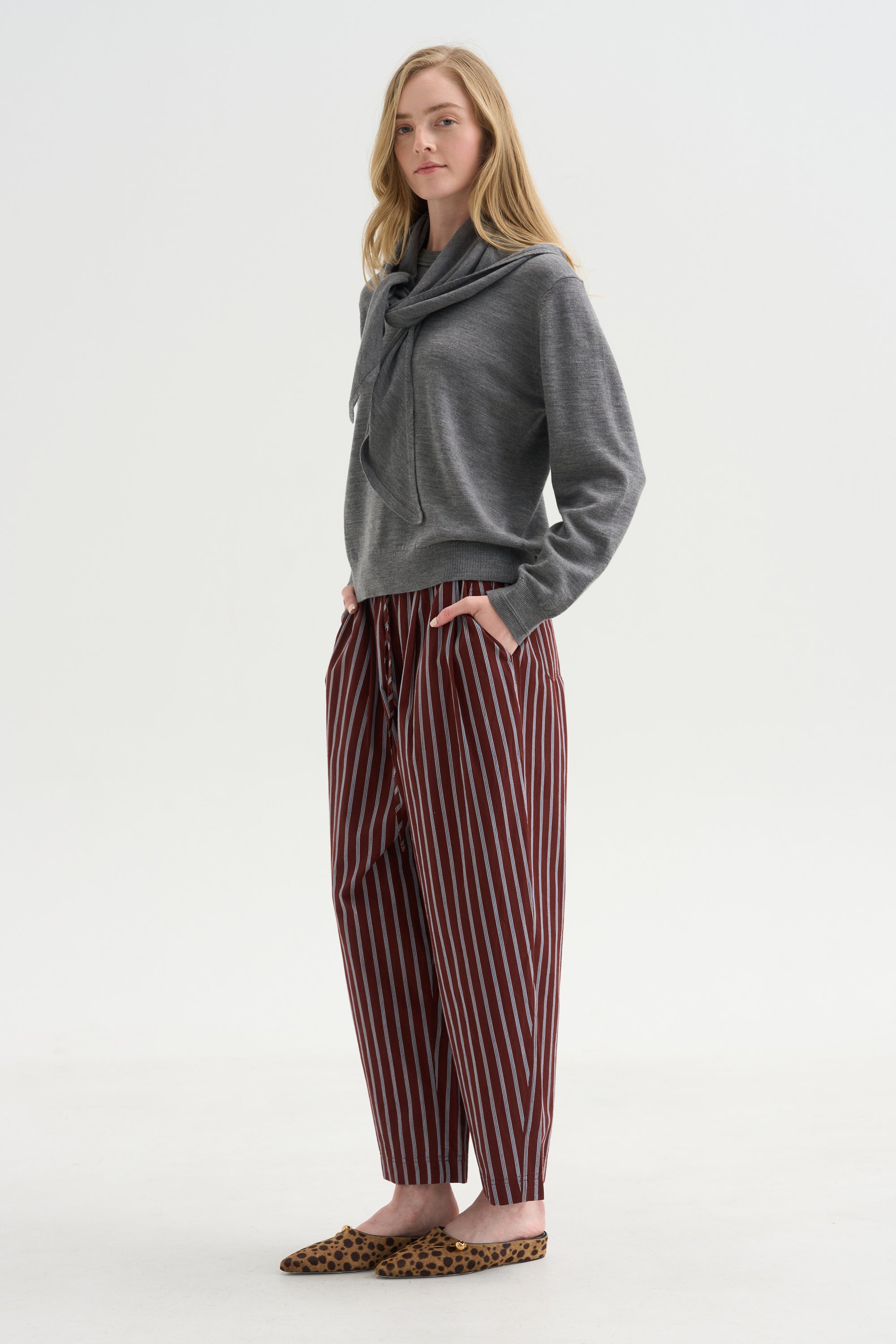 Everyday Pull On Pant, Spice Multi Stripe