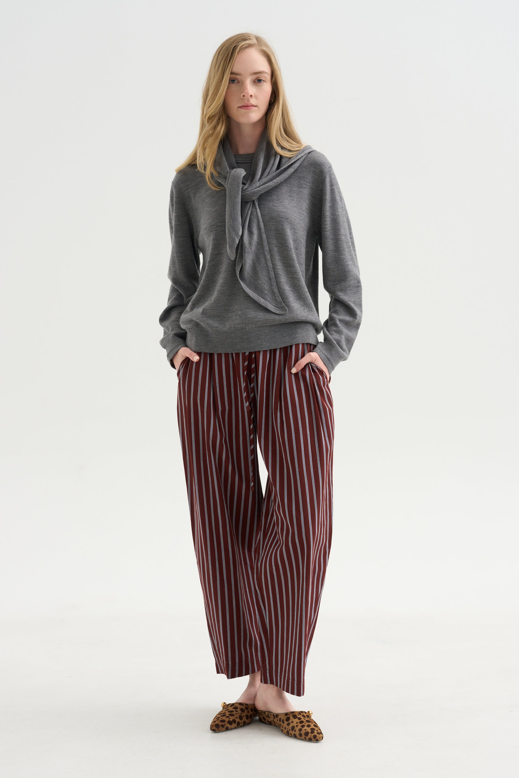 Everyday Pull On Pant, Spice Multi Stripe