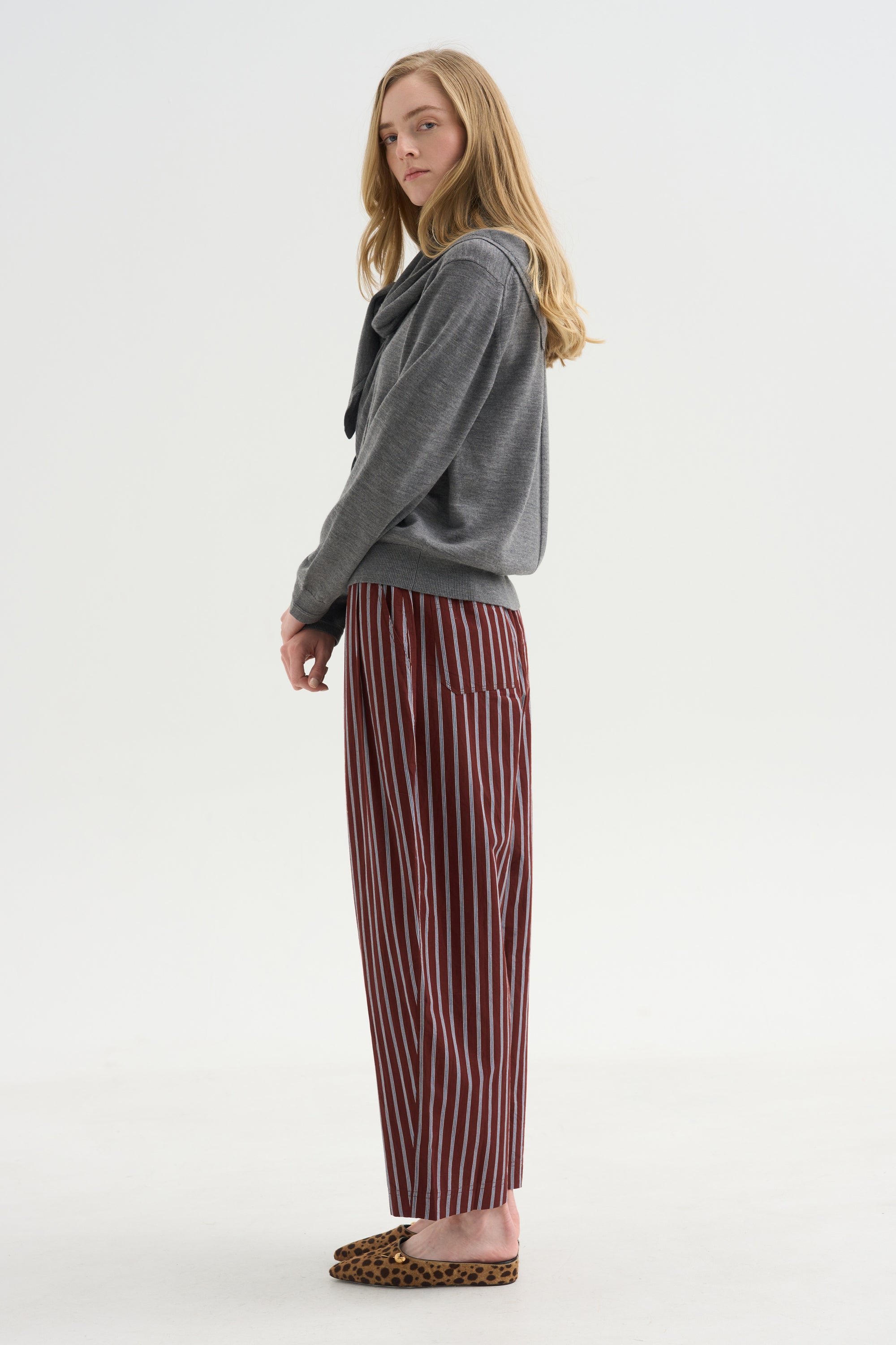 Everyday Pull On Pant, Spice Multi Stripe