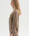 Drippy Tissue Cardigan, Camel