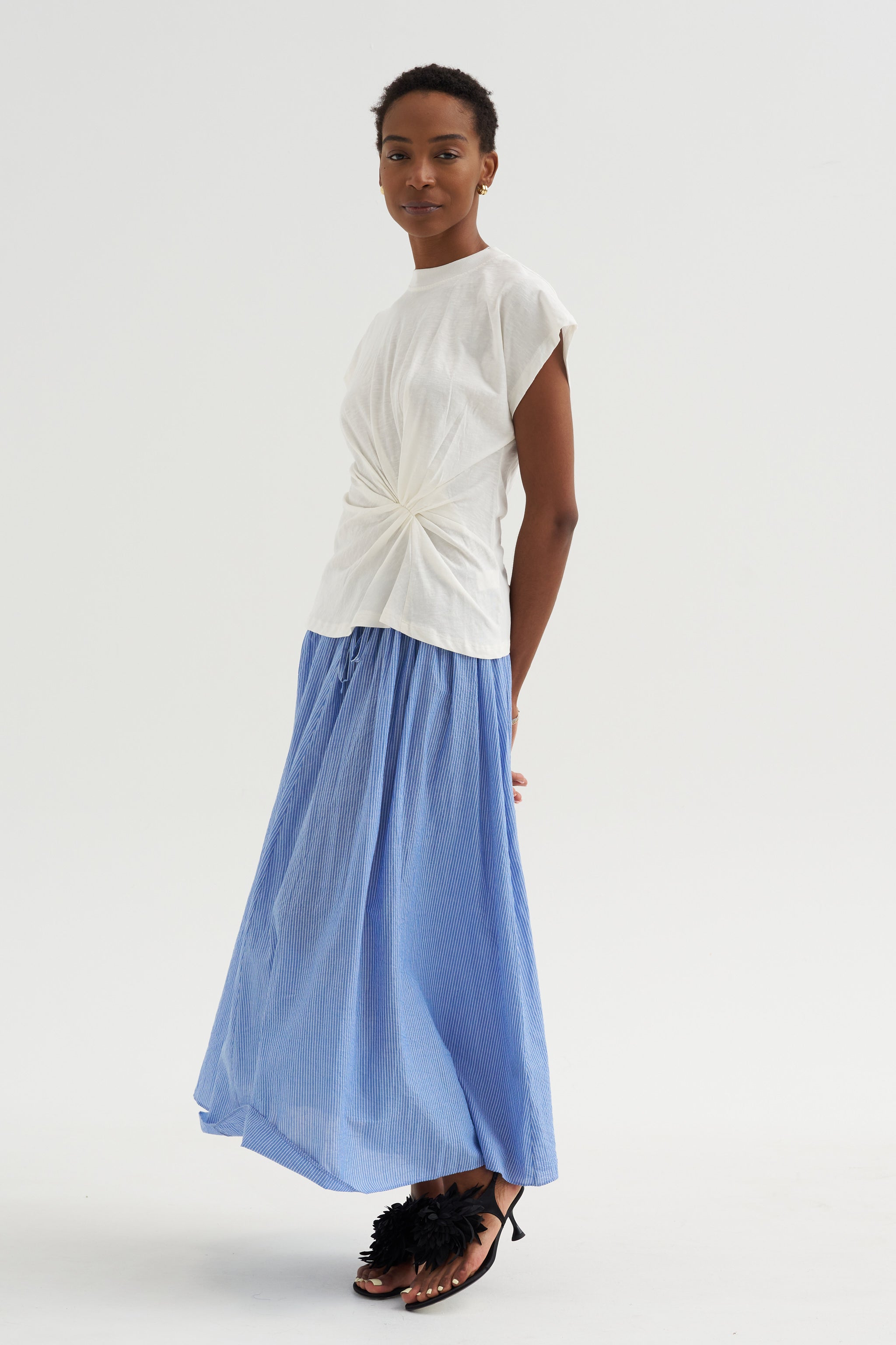 Volta - Twist Top, Cream – Kick Pleat