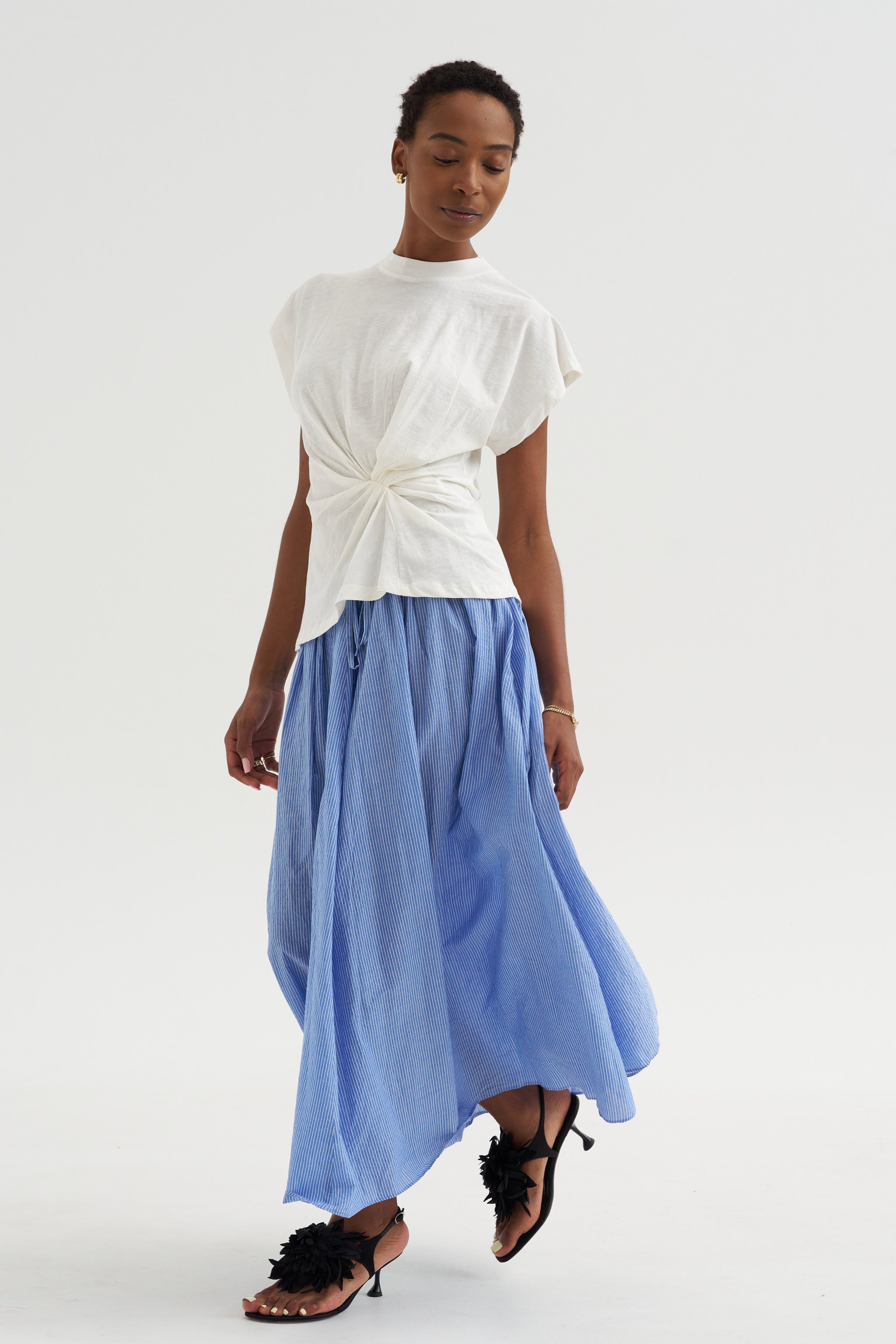 Volta - Twist Top, Cream – Kick Pleat